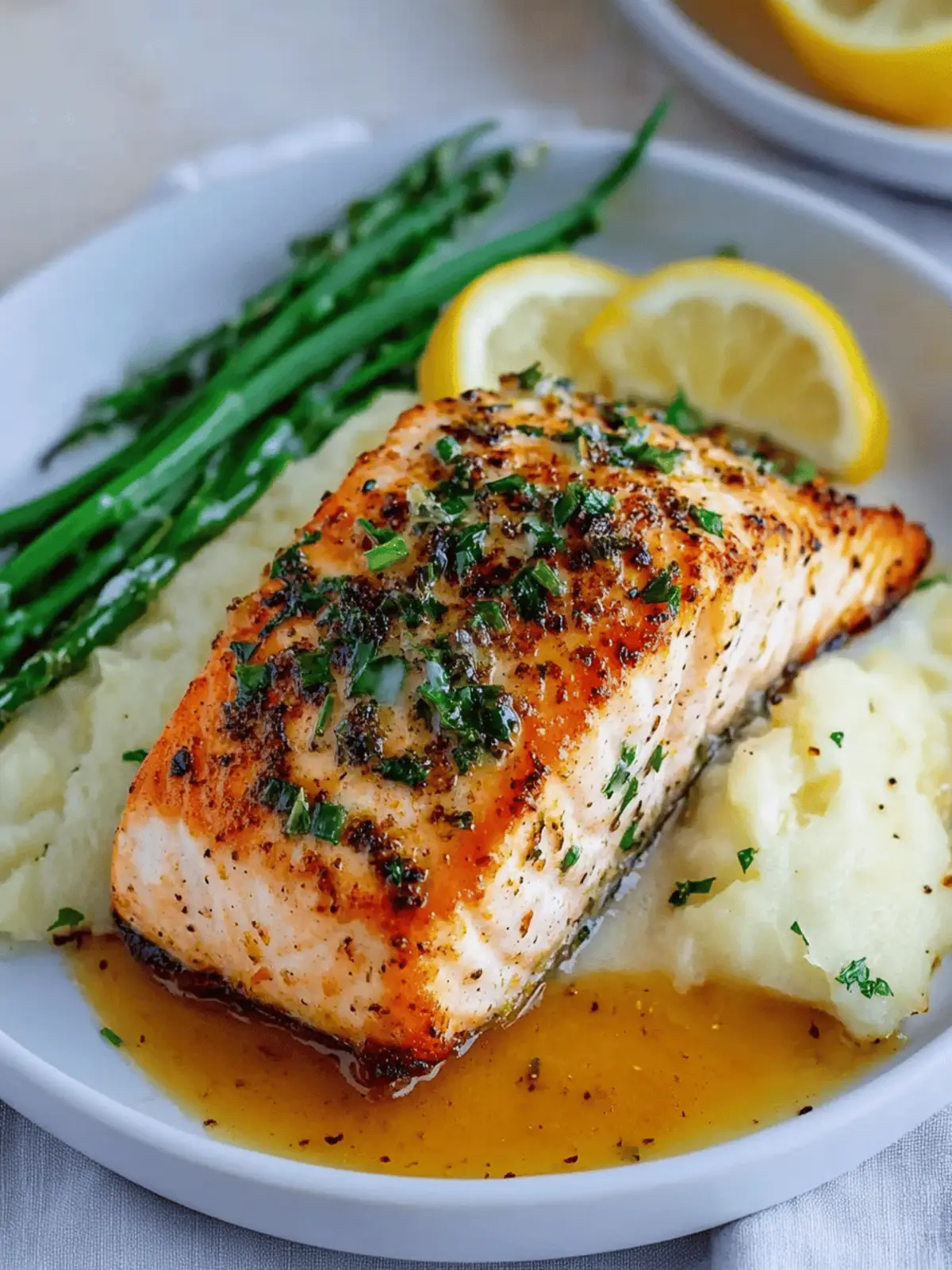 Baked Lemon Garlic Butter Salmon in Just 15 Minutes 4 Baked Lemon Garlic Butter Salmon