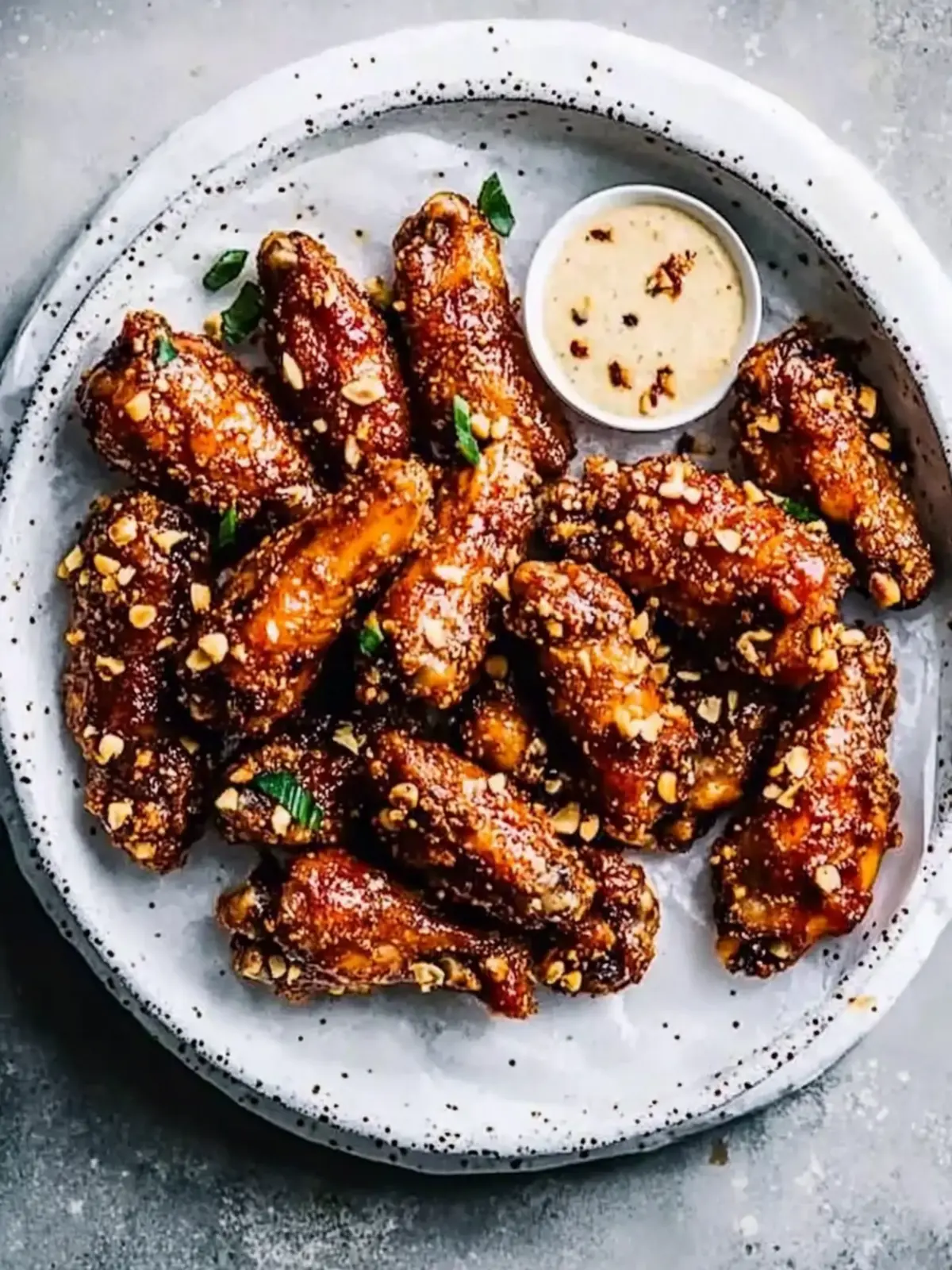 Harissa Hot Wings with Hazelnut Dukkah: Flavor Explosion Await! 3 Harissa hot wings with hazelnut dukkah