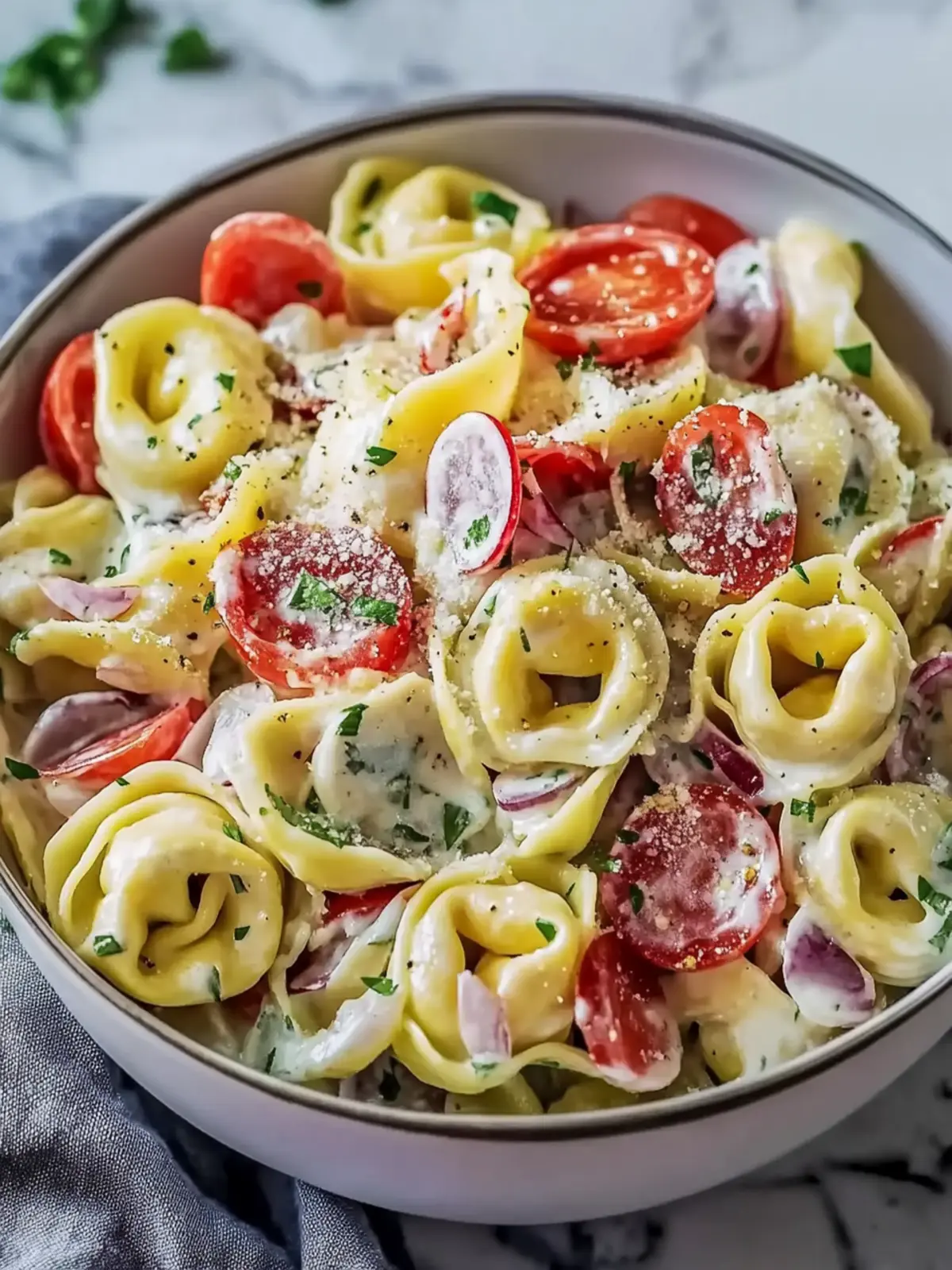 Grinder Tortellini Salad: A Bold twist on Italian Classics 3 Grinder Tortellini Salad