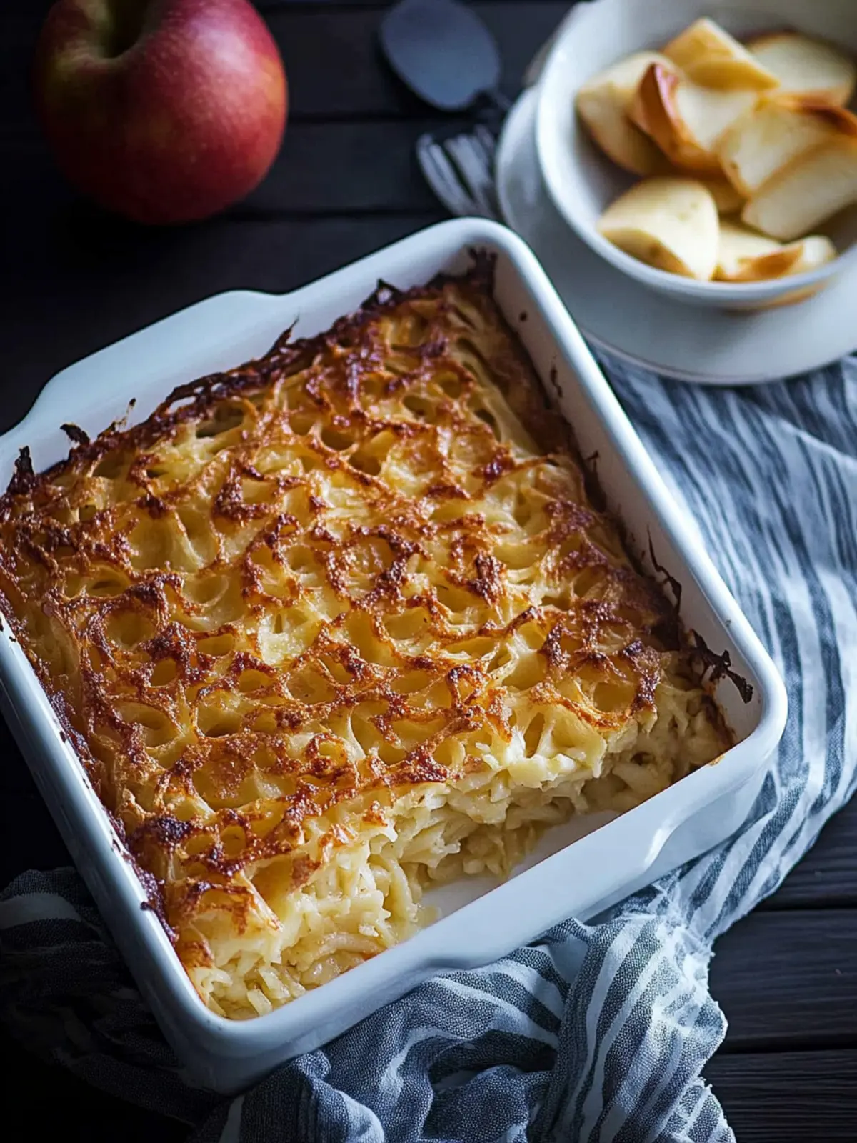 Sweet Apple Noodle Kugel Recipe for Cozy Holiday Gatherings 2 Apple Noodle Kugel