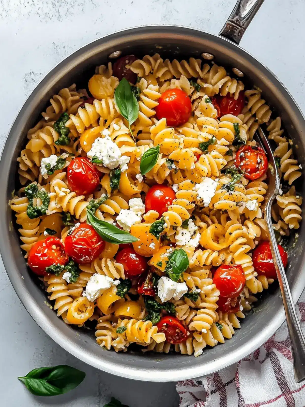 One Pan Feta Pasta with Cherry Tomatoes for Effortless Dinners 4 One Pan Feta Pasta with Cherry Tomatoes