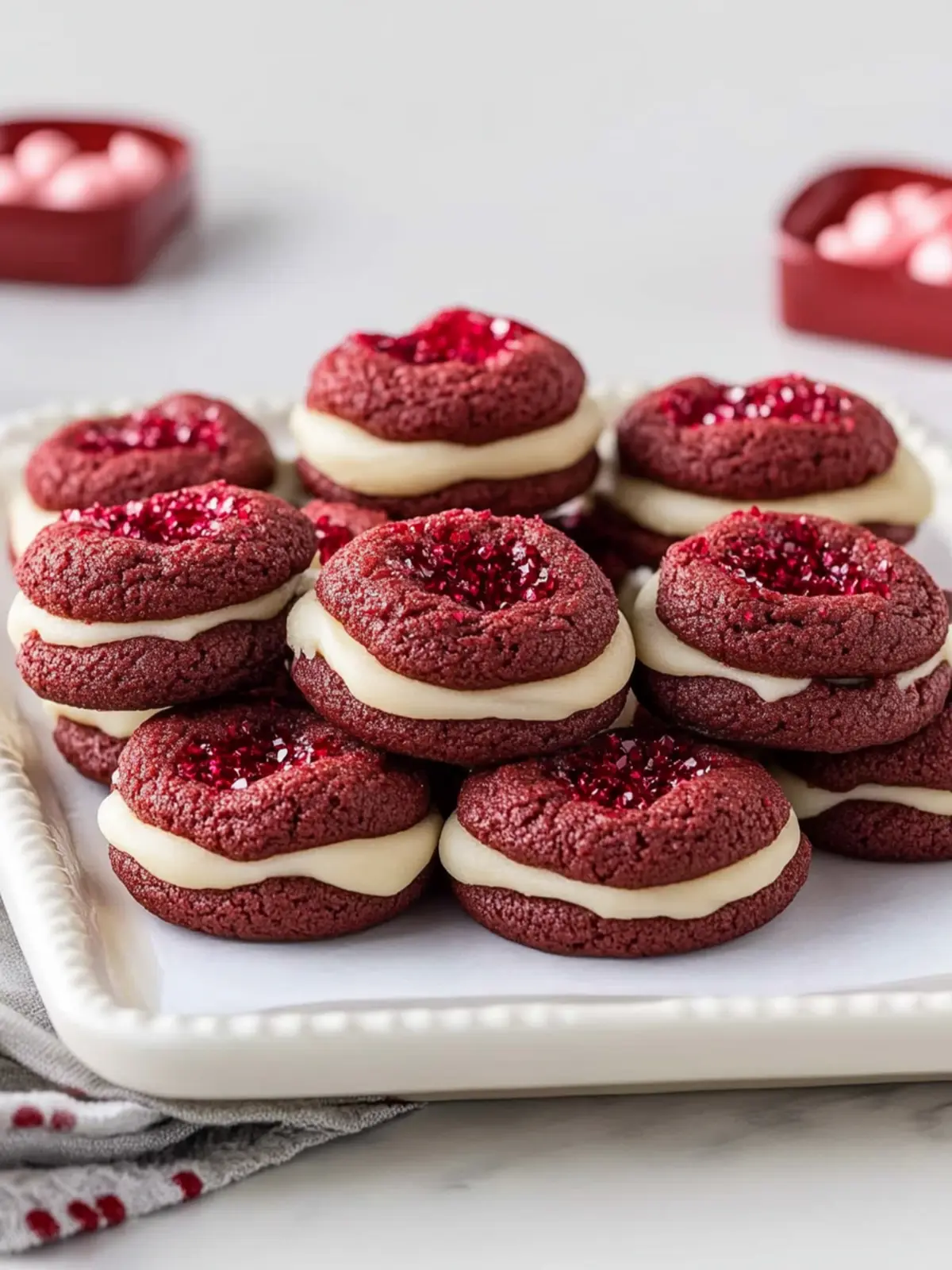 Red Velvet Blossom Cookies: Chewy Delights for Any Occasion 4 Red Velvet Blossom Cookies