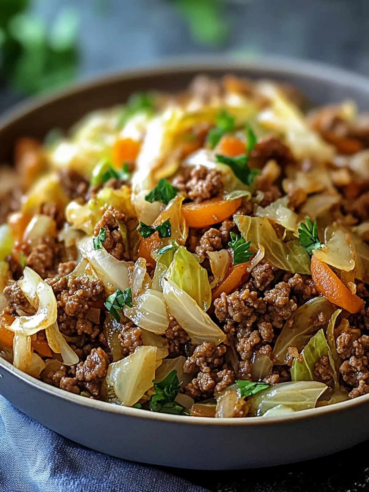 Ground Beef and Chopped Cabbage: A Quick, Flavor-Packed Delight 4 Ground Beef and Chopped Cabbage