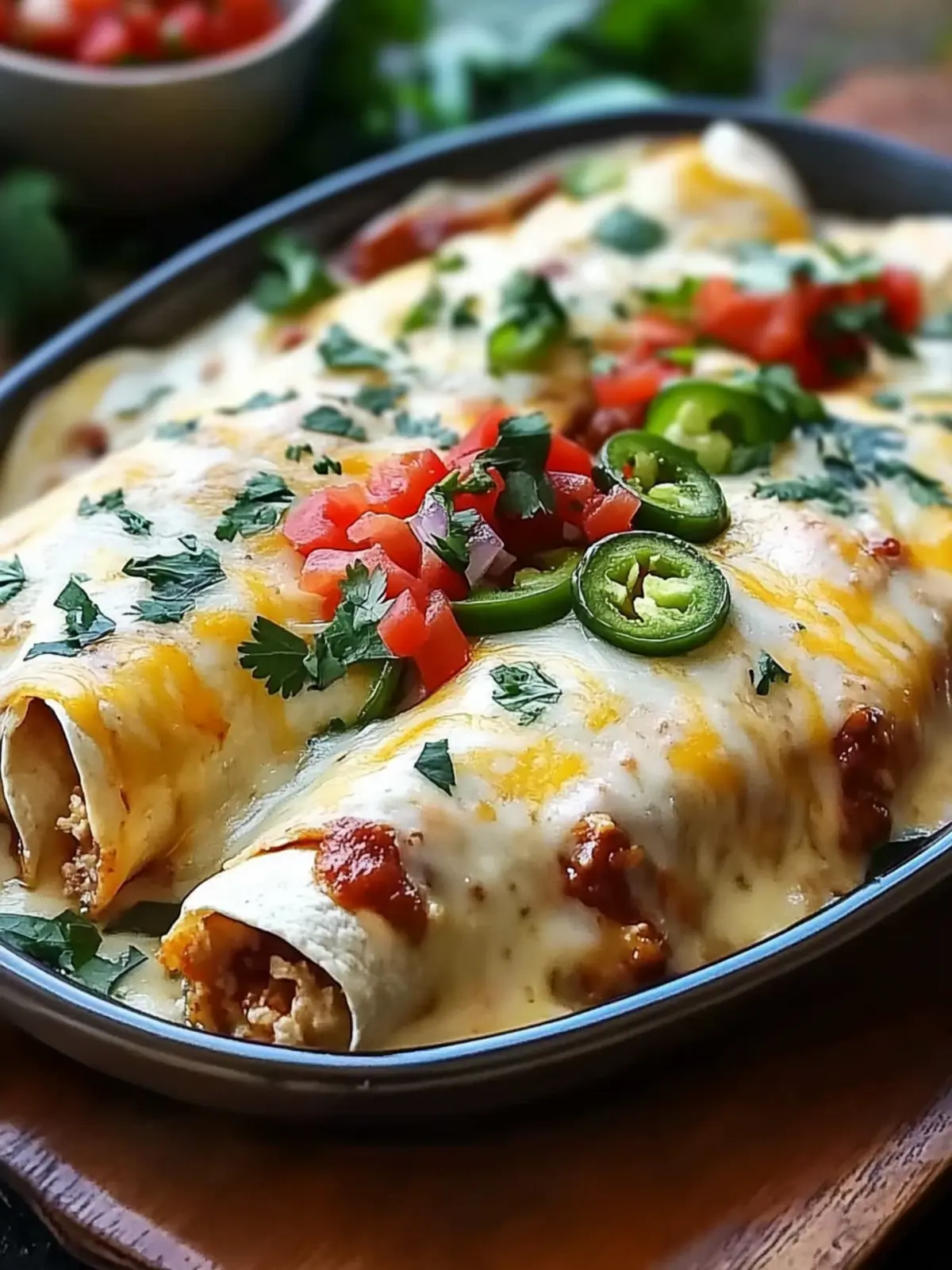 Irresistible Jalapeño Popper Cheesy Chicken Enchiladas Recipe 4 Jalapeño Popper Cheesy Chicken Enchiladas