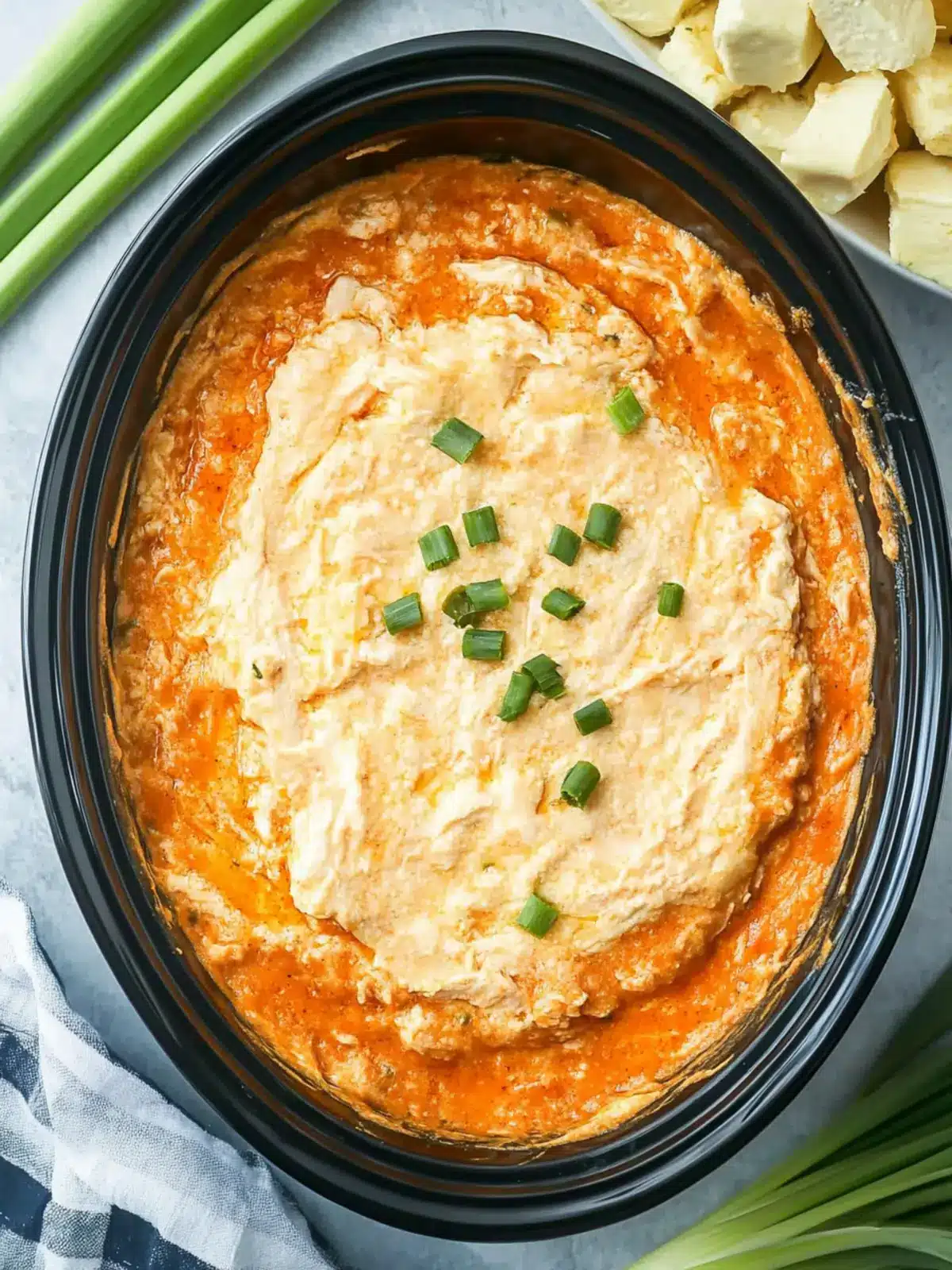 Irresistible Crockpot Buffalo Chicken Dip for Easy Parties 4 Crockpot Buffalo Chicken Dip