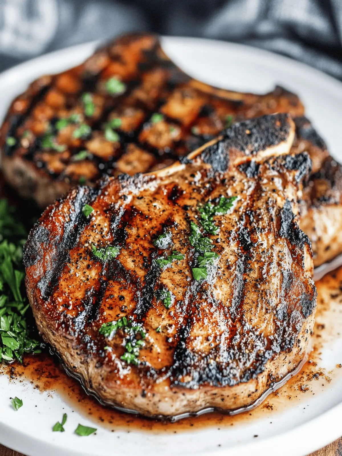 Mouthwatering Grilled Pork Chops with Bold Mexican Spice Blend 2 Grilled Pork Chops