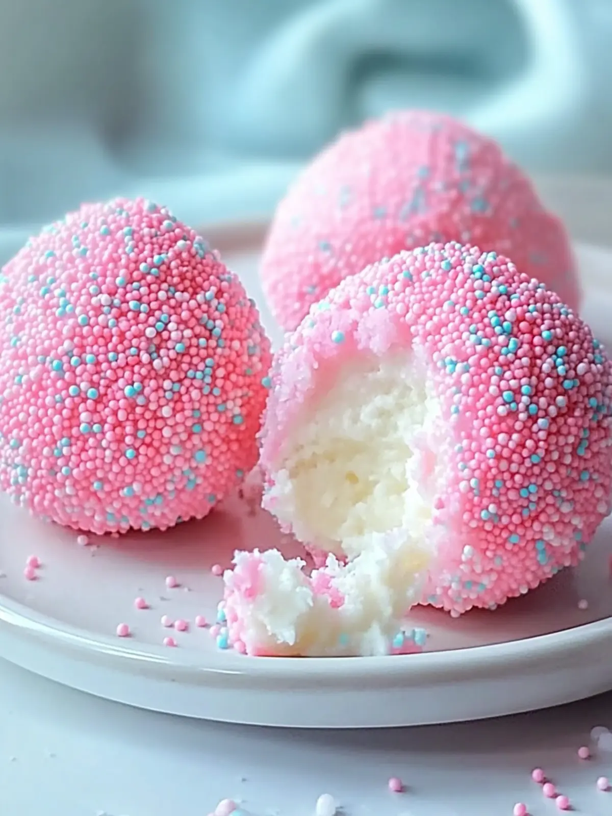 Delight in Crispy Cotton Candy Cheesecake Bombs at Home 3 Crispy Cotton Candy Cheesecake Bombs: