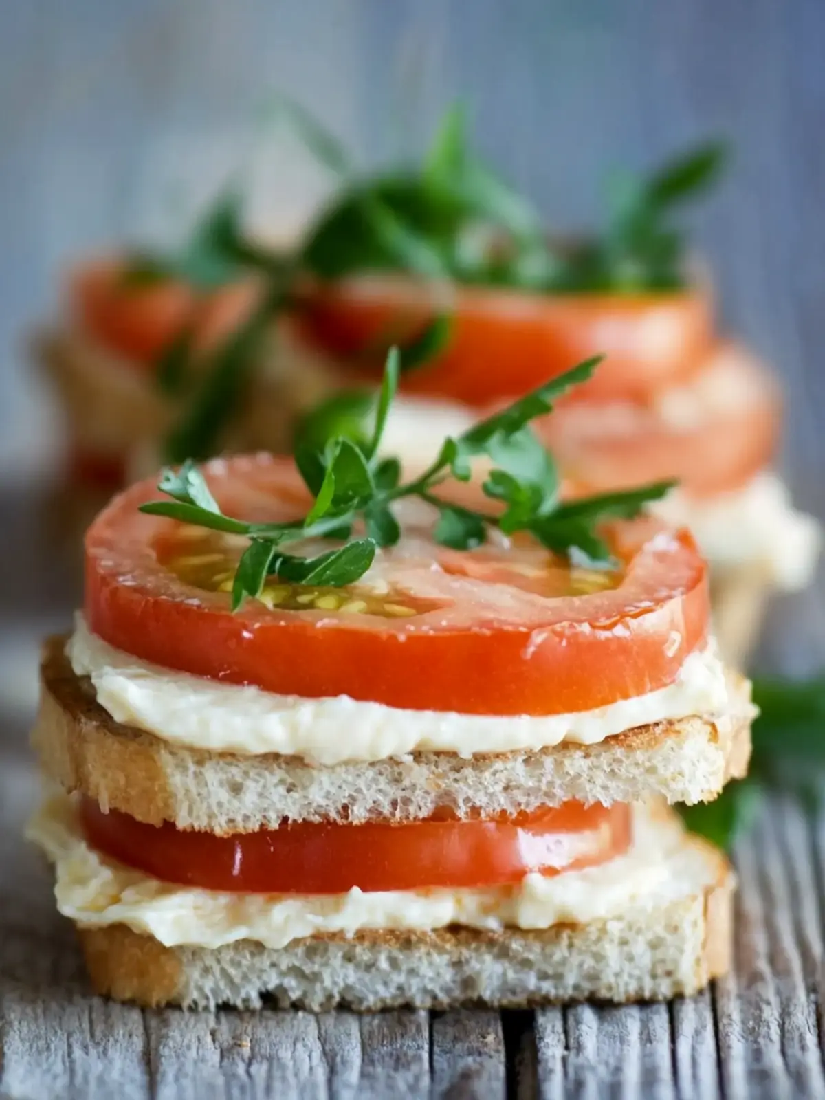 Gouda and Tomato Tea Sandwiches: Effortless Party Perfection 2 Gouda and Tomato Tea Sandwiches