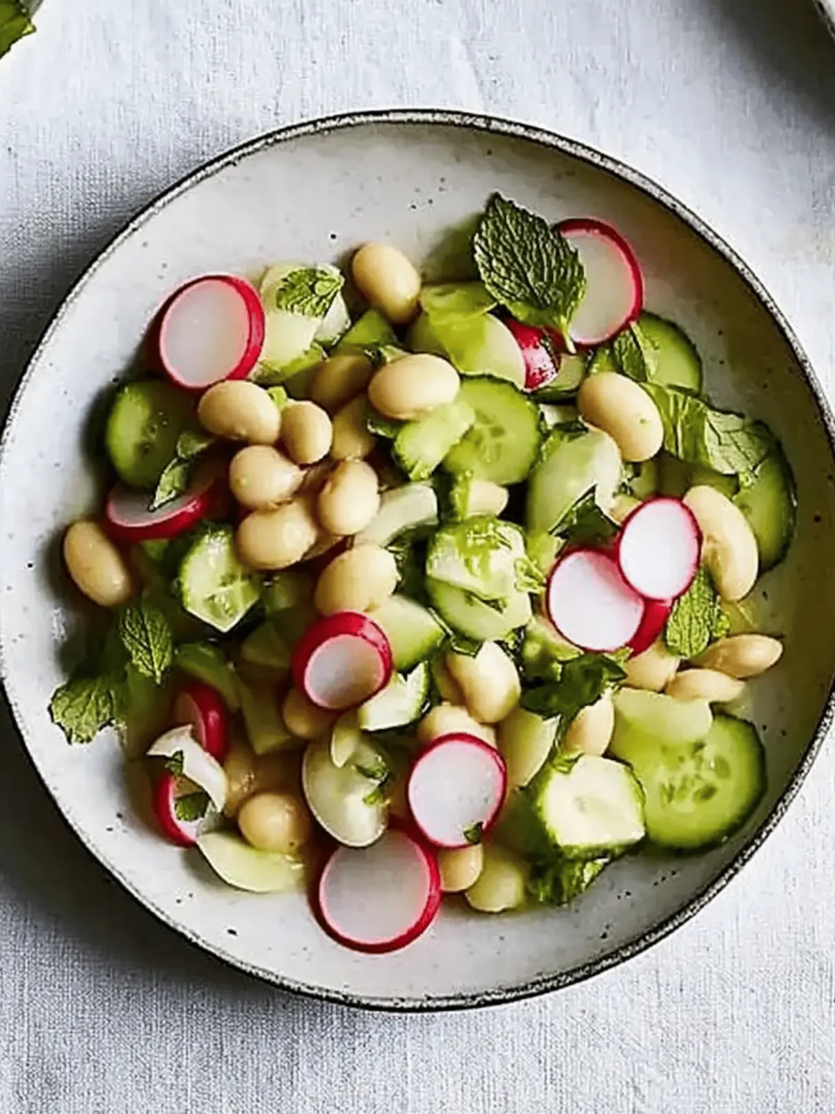 Fresh Butter Bean, Cucumber & Radish Salad to Elevate Meals 2 Butter bean, cucumber & radish salad