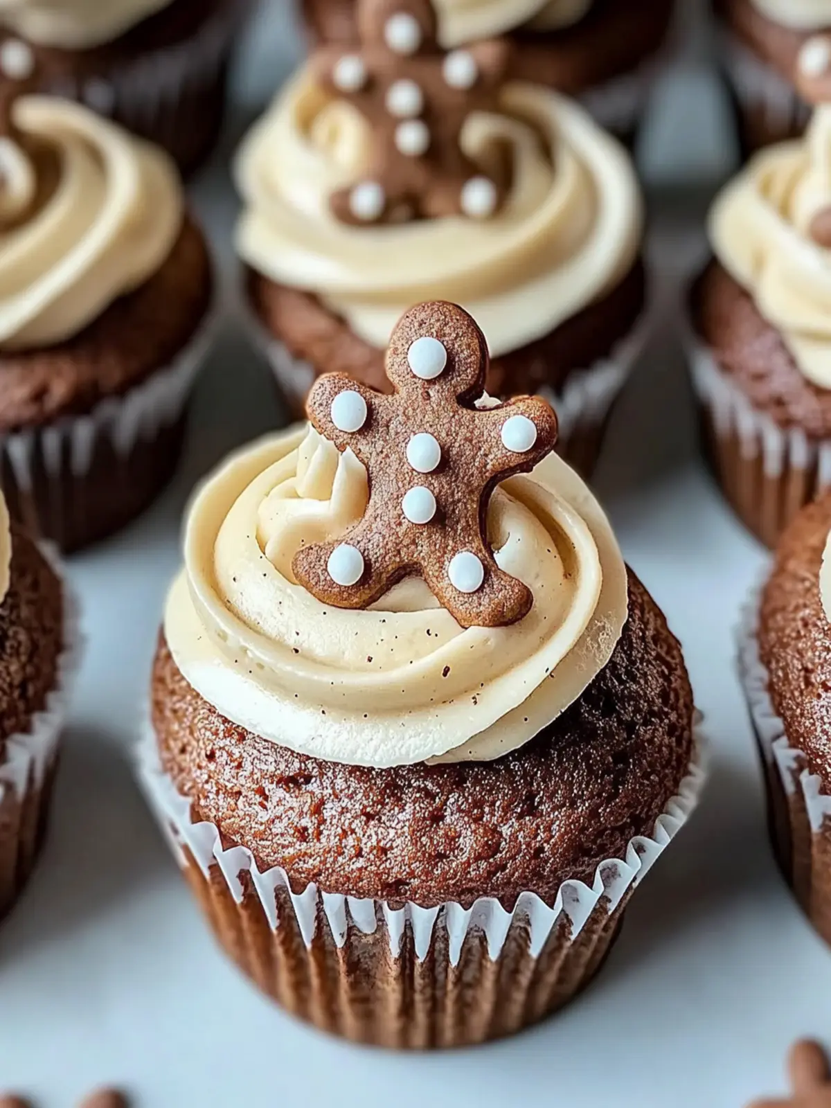 Irresistibly Moist Gingerbread Cupcakes for Cozy Holidays 4 Gingerbread Cupcakes