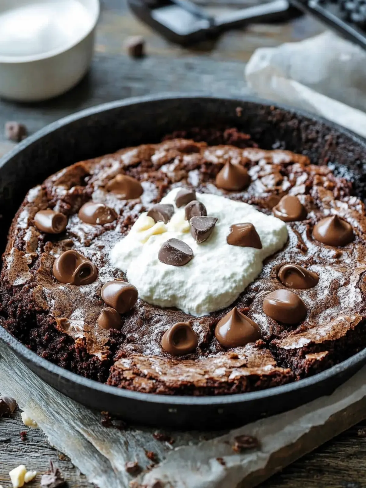 Irresistibly Fudgy Skillet Brownies Recipe You ll Love 2 Skillet Brownies Recipe