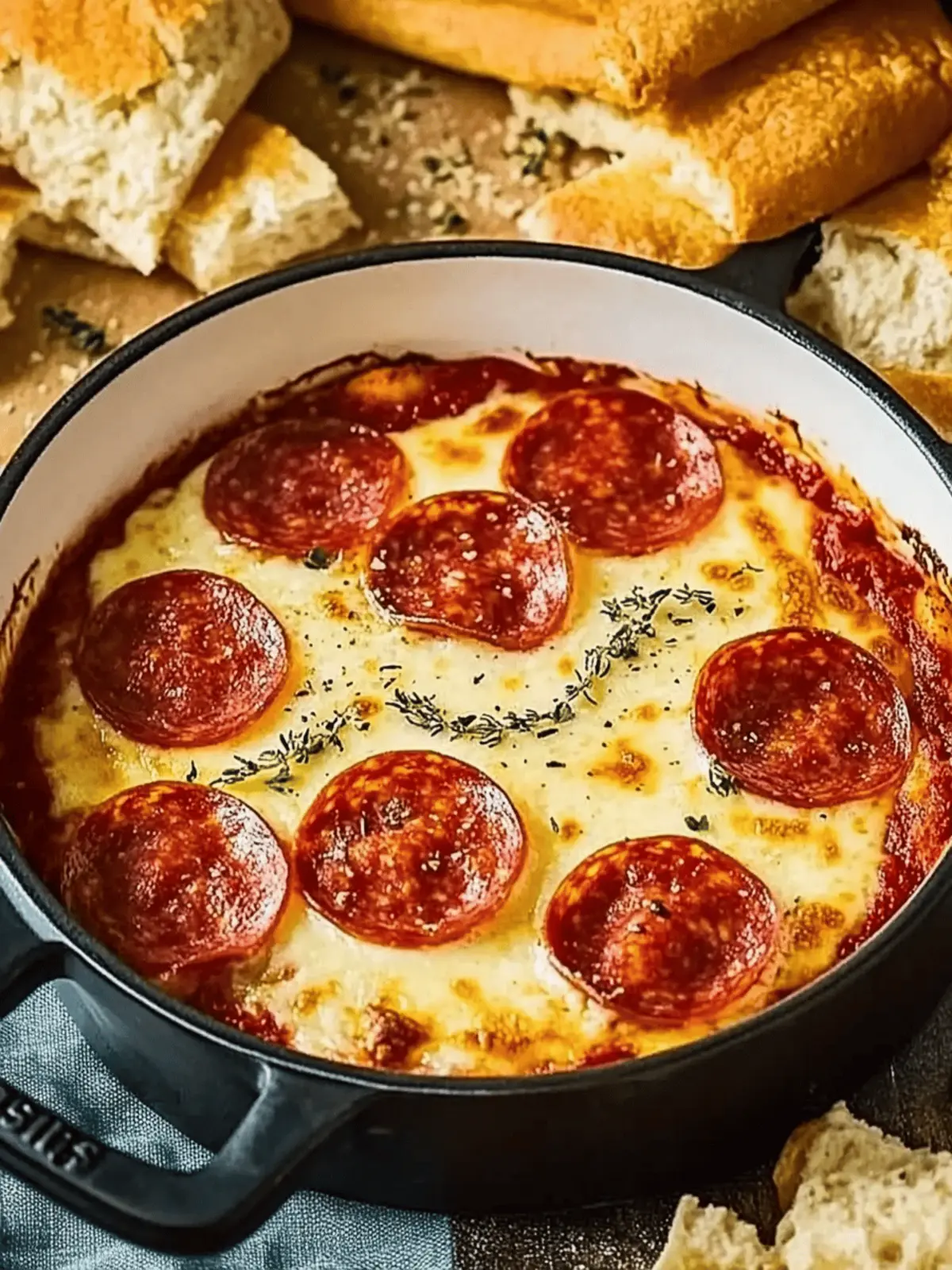 Cheesy Pizza Fondue Dip That Everyone Will Love 3 Pizza fondue dip