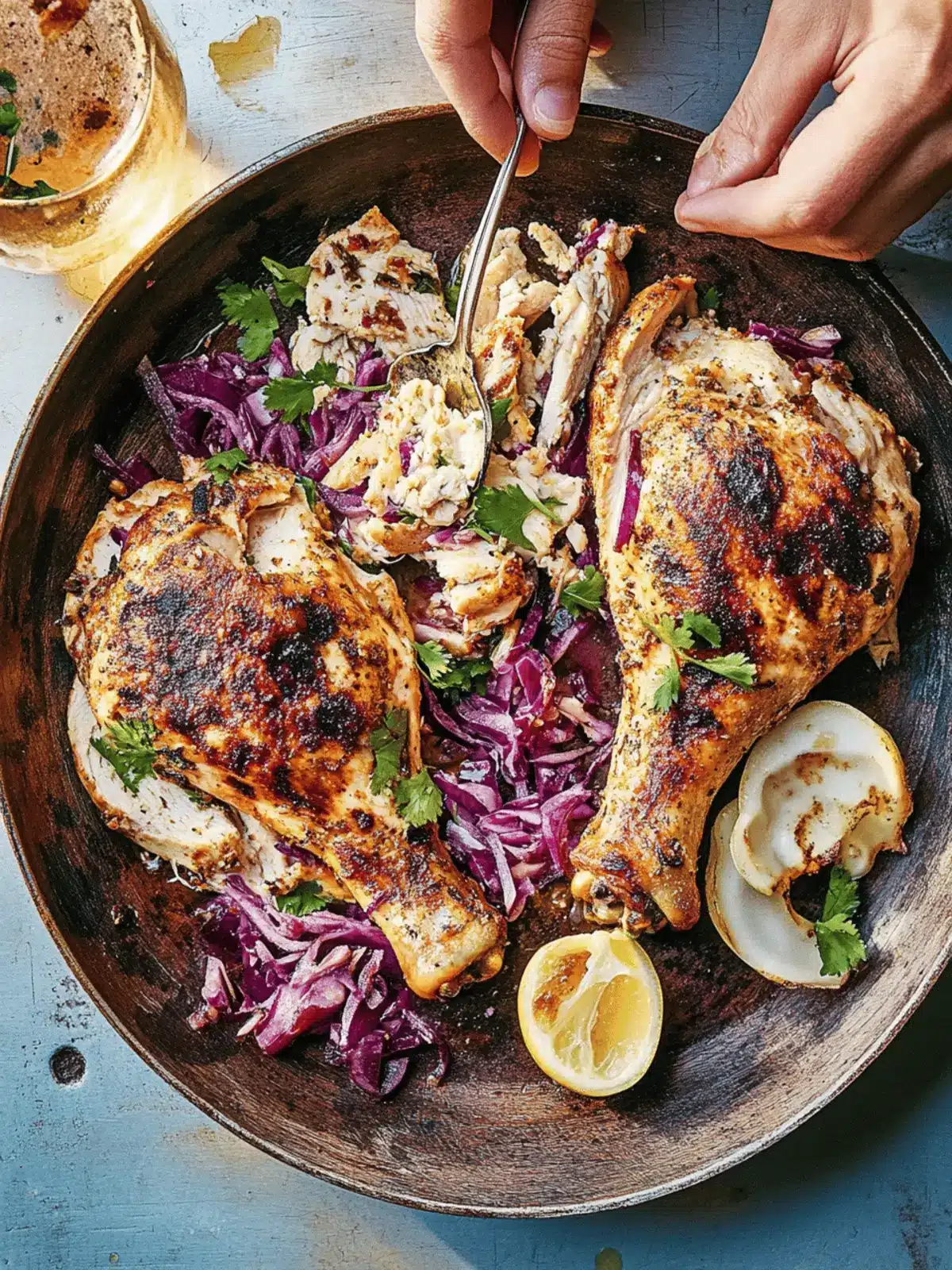 Delicious Chicken Musakhan with Crispy Flatbread Magic 4 Chicken musakhan