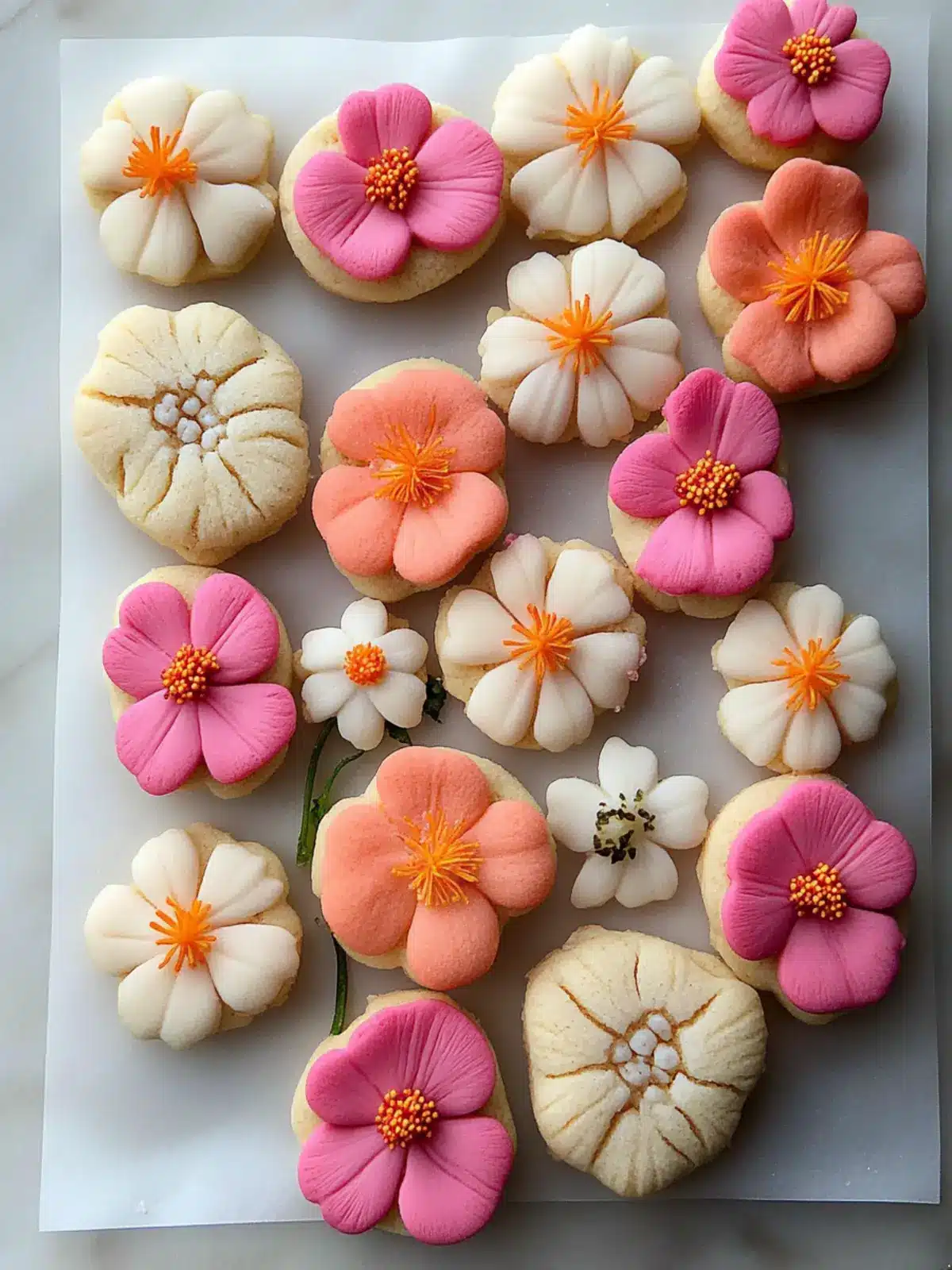 Flower Cookies: Simple Spring Delights for Every Occasion 2 Flower Cookies