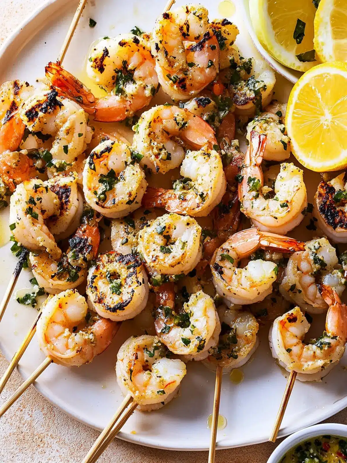 Grilled Shrimp Piccata Skewers for Your Perfect Summer Night 2 Grilled Shrimp Piccata Skewers