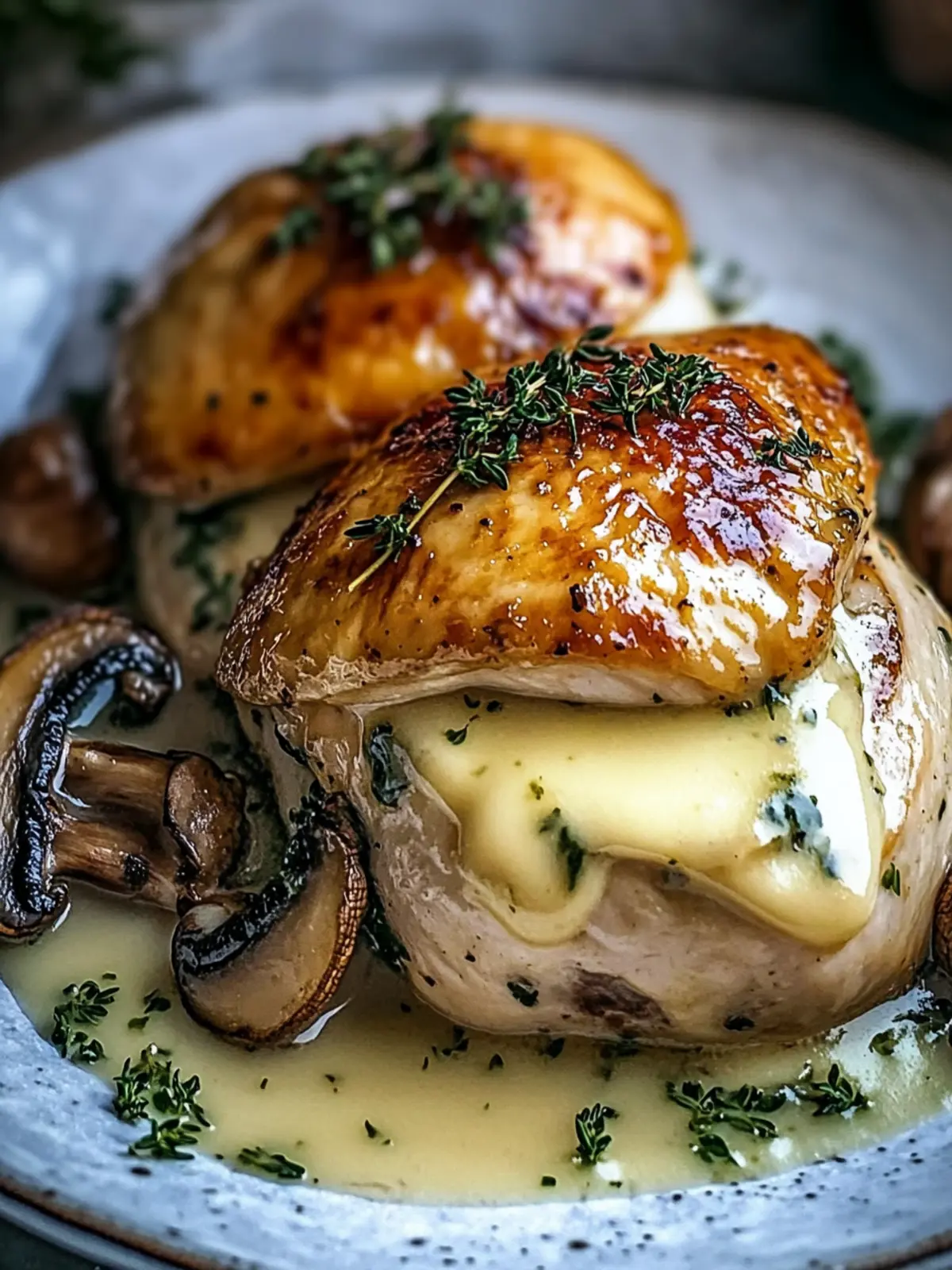 Garlic Butter Mushroom Stuffed Chicken That's Irresistibly Delicious 3 Garlic Butter Mushroom Stuffed Chicken