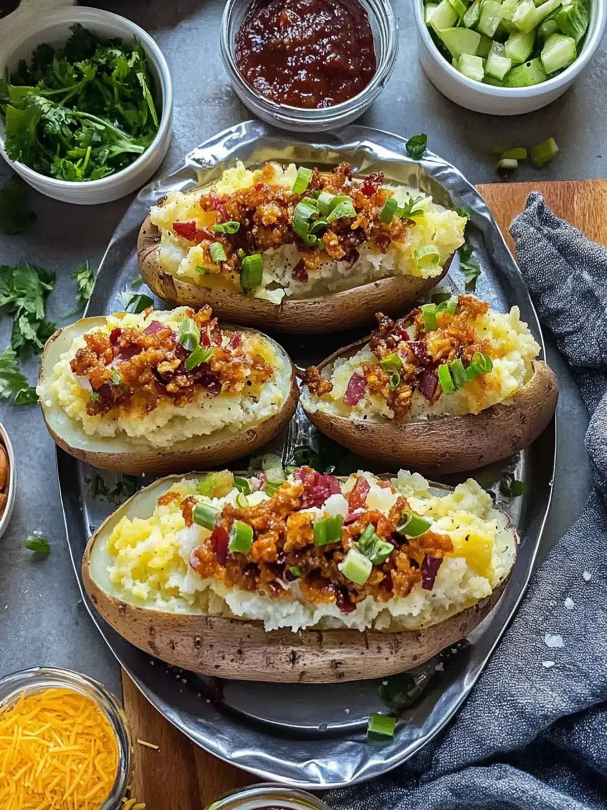Unleash Fun with Your Loaded Baked Potato Bar at Home 2 Loaded Baked Potato Bar