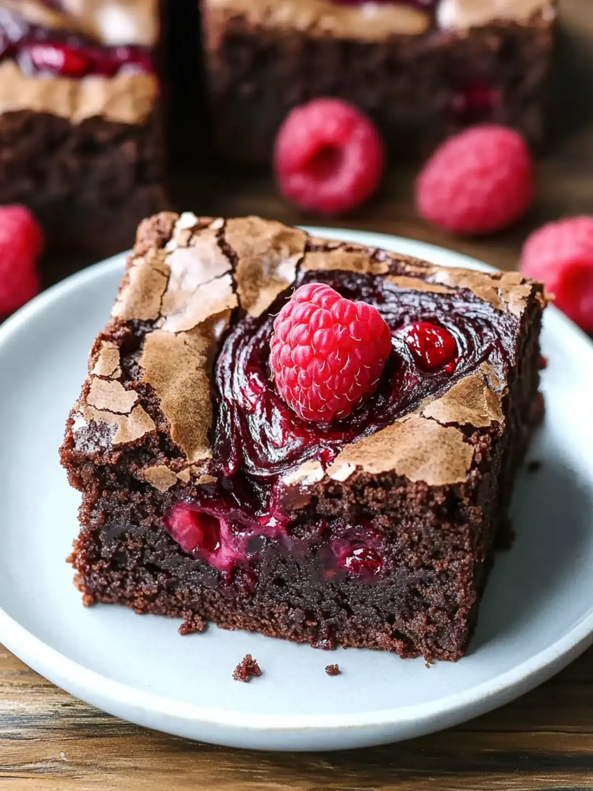 Decadent Raspberry Swirl Brownies for Ultimate Chocolate Lovers 2 Decadent Raspberry Swirl Brownies