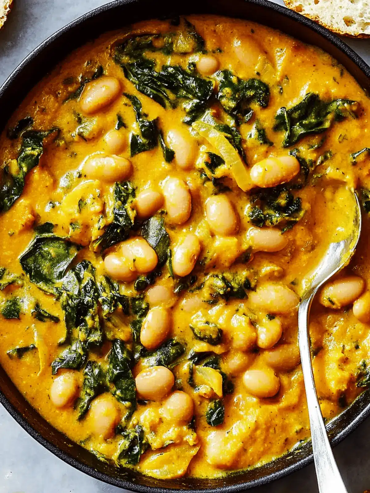 Creamy Pumpkin Beans & Greens: Cozy Fall Flavor in One Pan 2 Creamy Pumpkin Beans & Greens