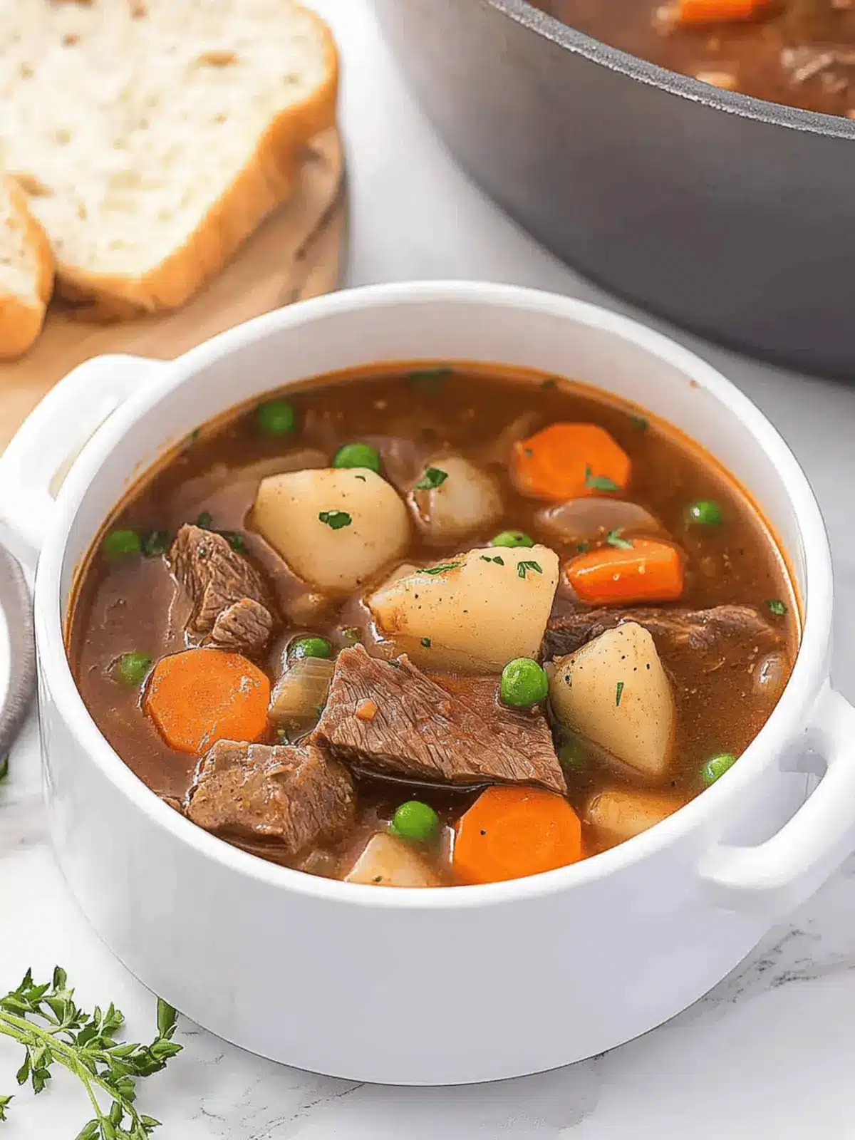 Hearty Homemade Steak Stew: Effortless Round Steak Delight 3 Hearty Homemade Steak Stew: Easy Round Steak Beef Stew