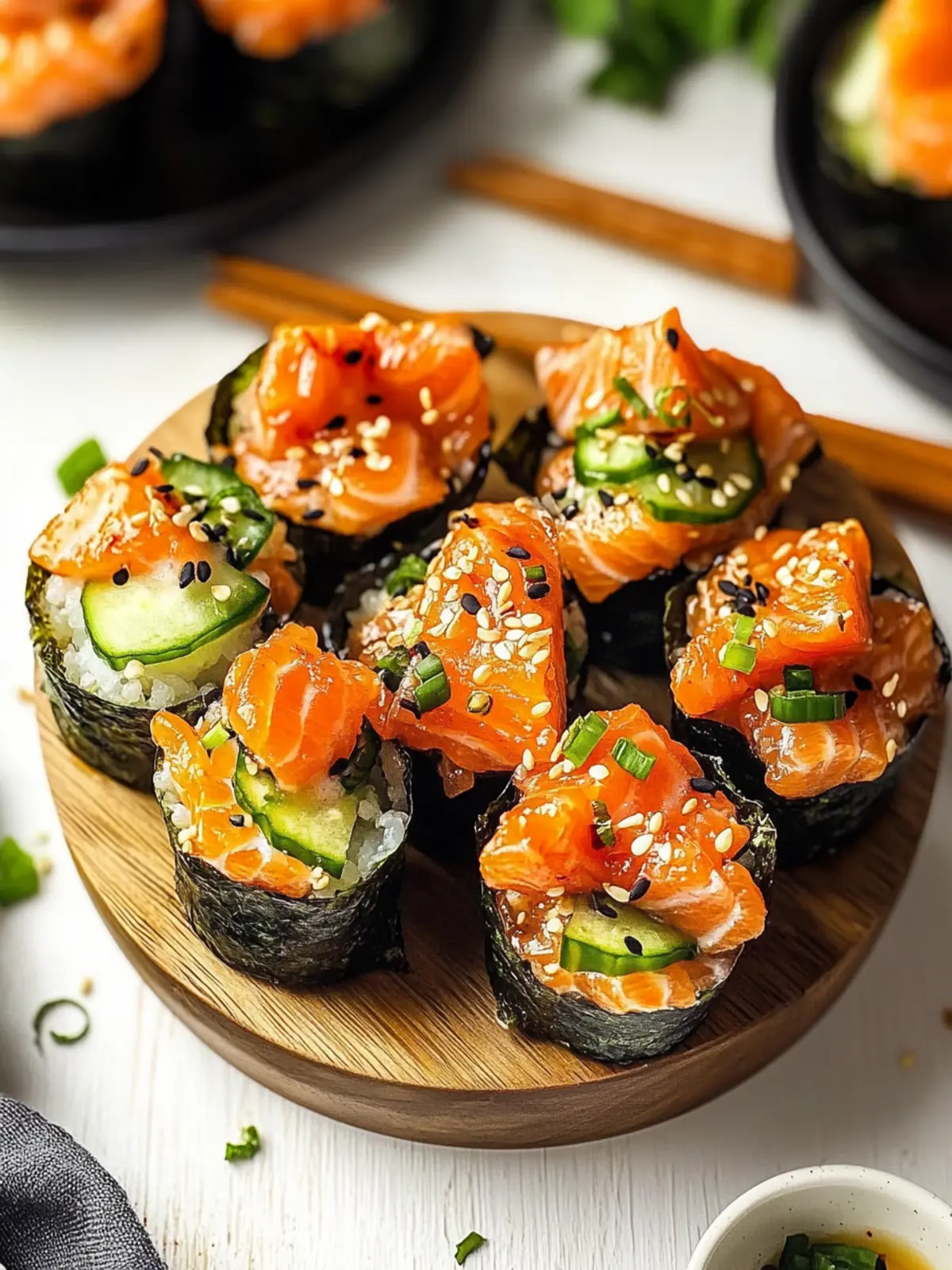 Baked Salmon Sushi Cups: Easy, Delicious, and Totally Addictive 4 Baked Salmon Sushi Cups