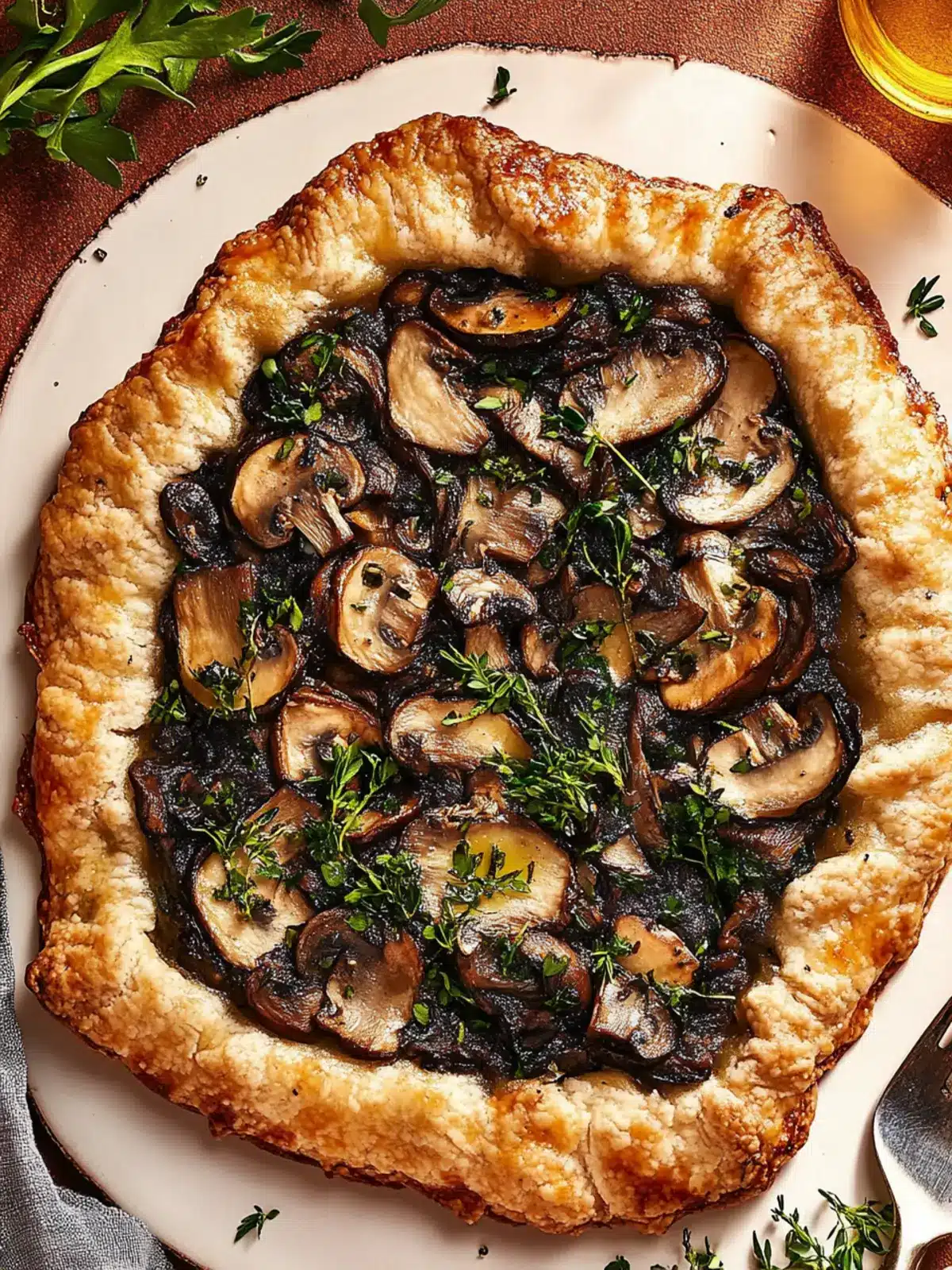 Irresistible Cheesy Mushroom Galette You ll Crave Again 2 Cheesy Mushroom Galette
