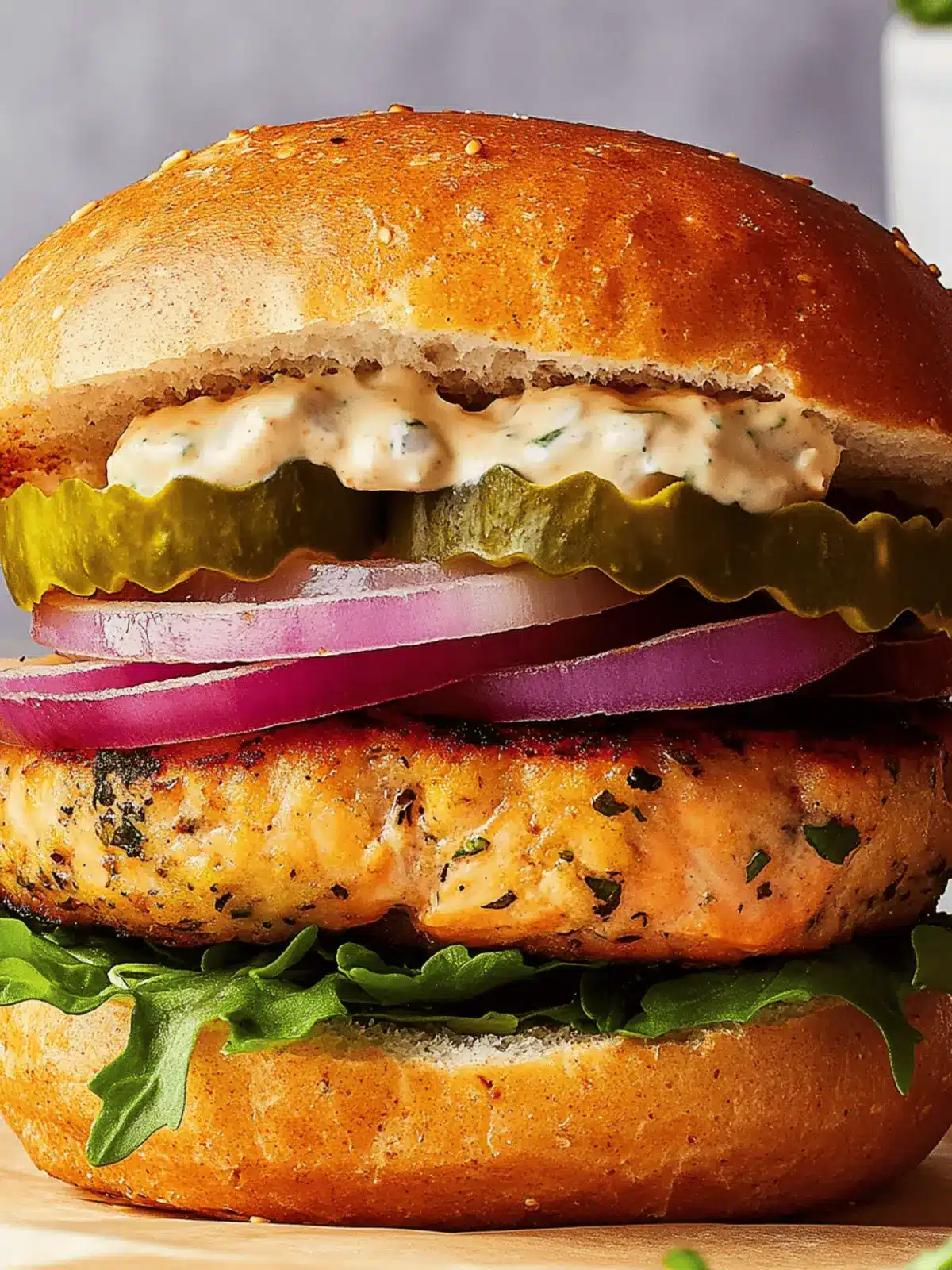 Delicious 30-Minute Salmon Burgers for a Quick Feast 2 Salmon Burgers