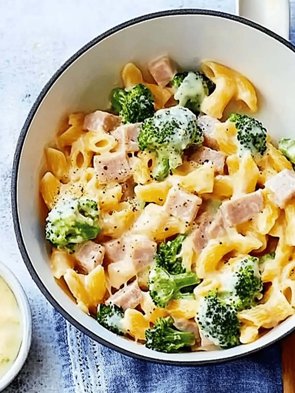 Cheesy Ham & Broccoli Pasta: Comfort Food in a Flash 2 Cheesy ham & broccoli pasta