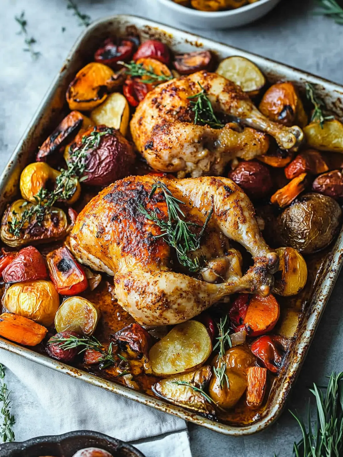 Savory Sheet Pan Paprika Chicken and Veggies for Dinner Bliss 4 Sheet Pan Paprika Chicken And Veggies