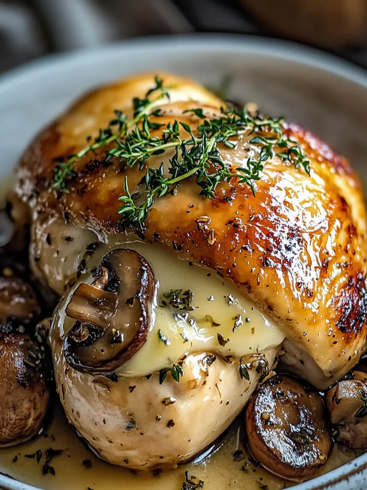 Garlic Butter Mushroom Stuffed Chicken That's Irresistibly Delicious 4 Garlic Butter Mushroom Stuffed Chicken