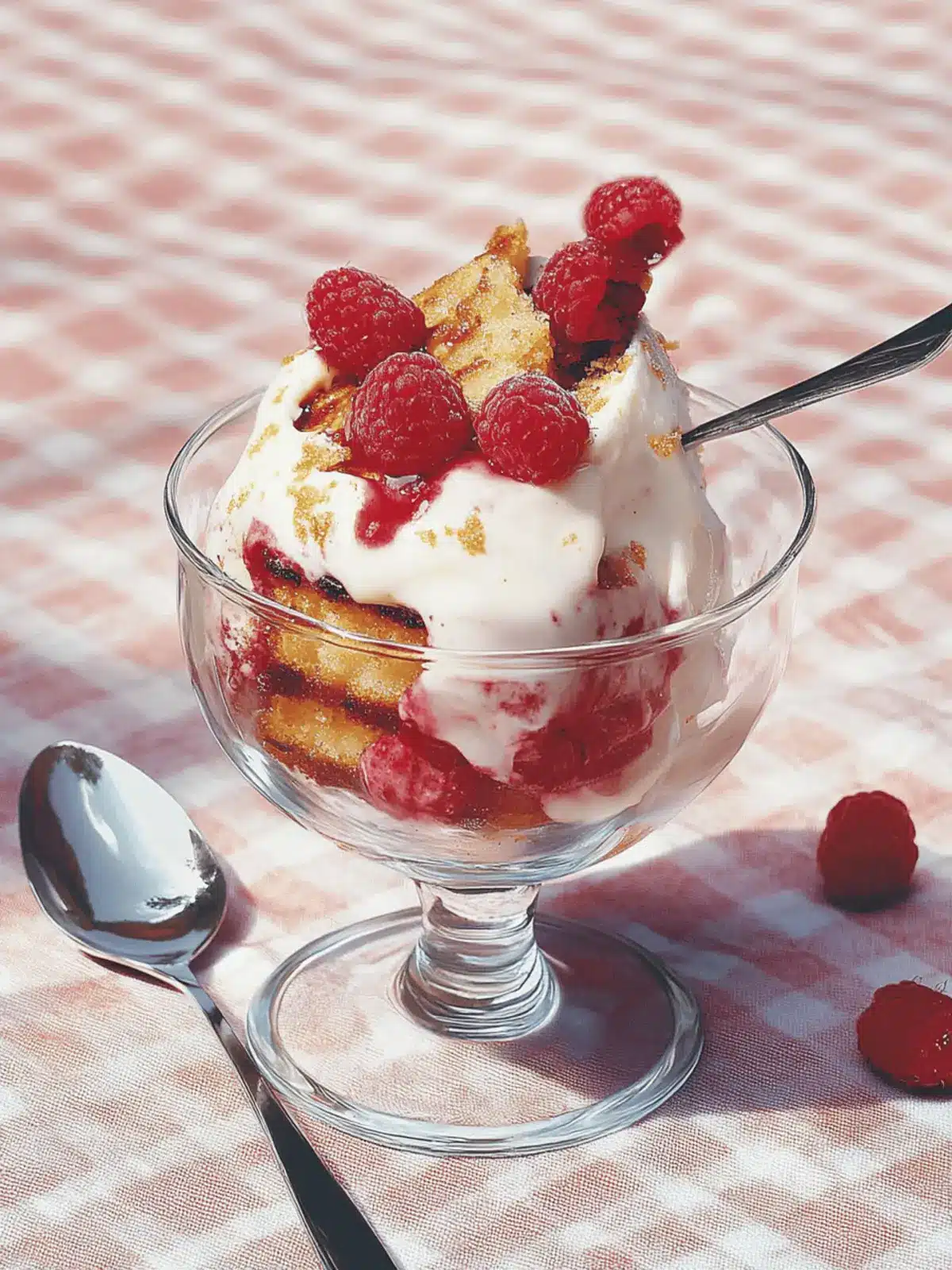 Grilled Pound Cake Sundae with Raspberries for Summer Bliss 2 Grilled Pound Cake Sundae With Raspberries