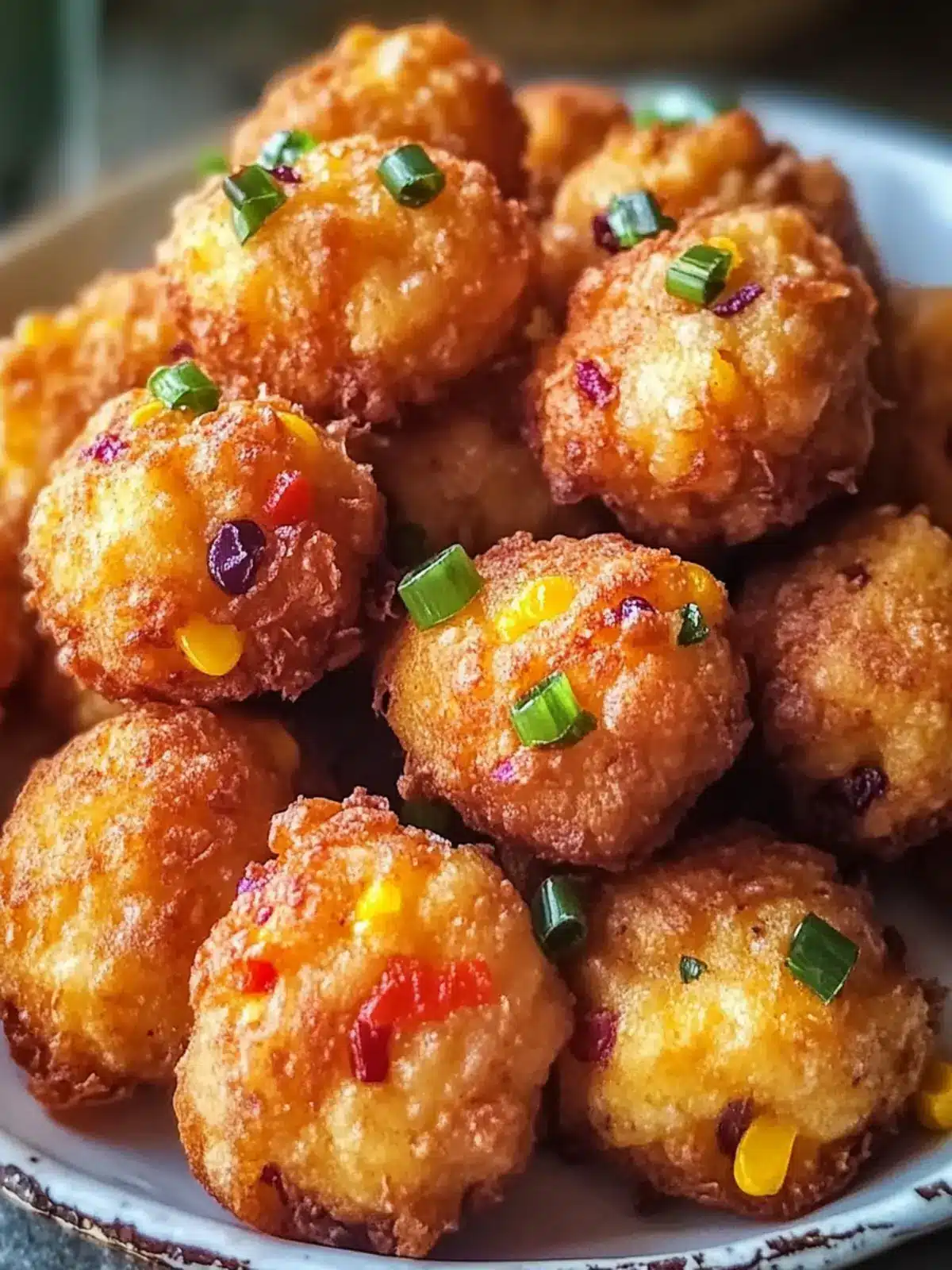 Mardi Gras Cornbread Fritters That You'll Crave Again! 2 Mardi Gras Cornbread Fritters