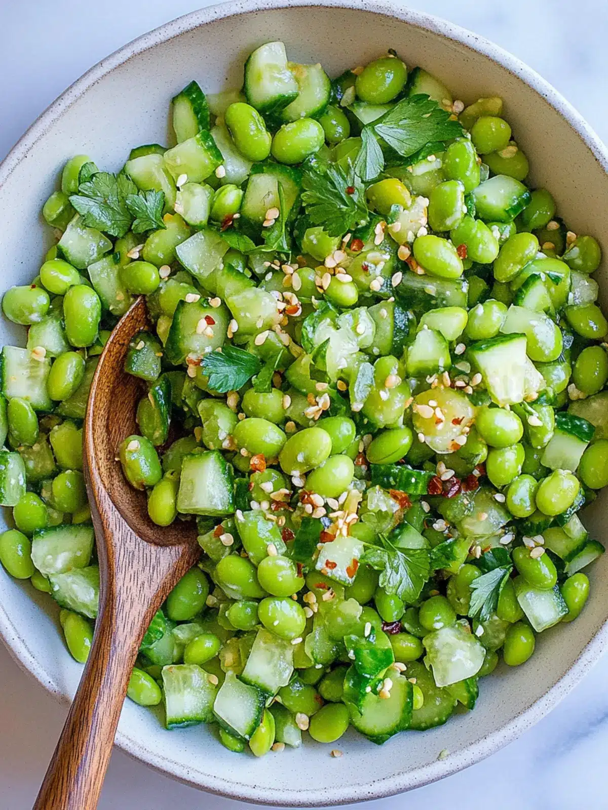 Cucumber Edamame Salad: A Crisp Delight in 15 Minutes 2 Cucumber Edamame Salad