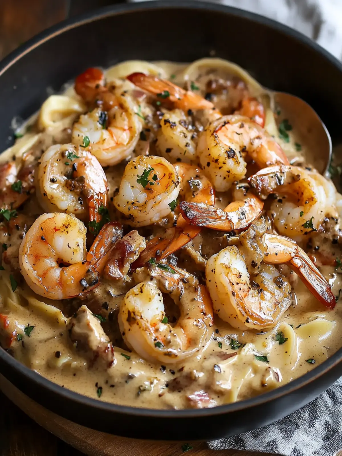 Blackened Shrimp Stroganoff: Creamy Cajun Bliss at Home 2 Blackened Shrimp Stroganoff