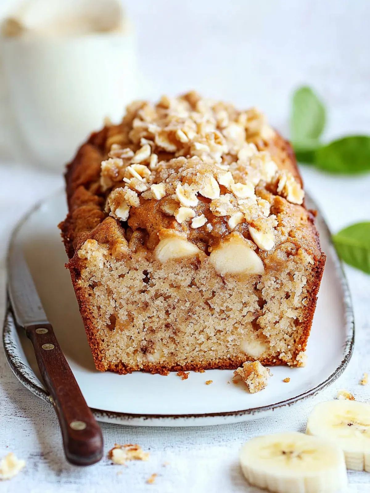 Cozy Applesauce Banana Bread with Sweet Streusel Bliss 2 Cozy Applesauce Banana Bread with a Sweet Streusel Topping