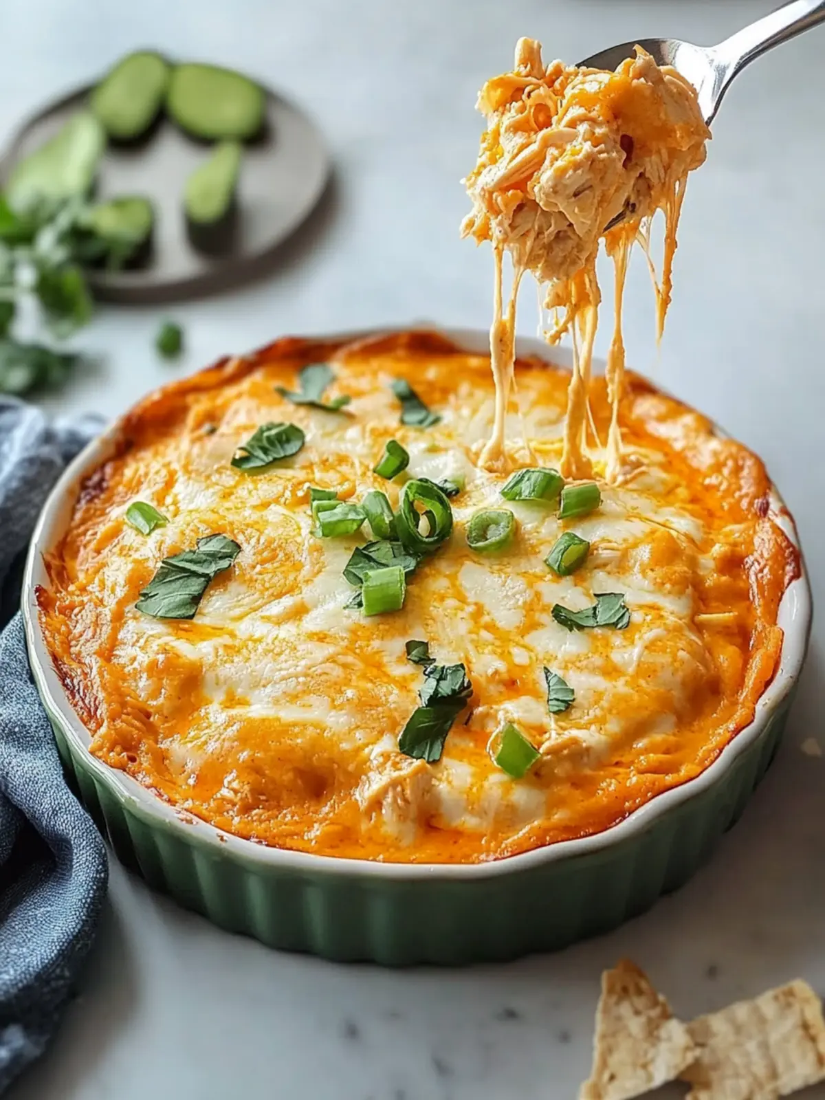 Simple Buffalo Chicken Dip Perfect for Game Day Fun 4 Simple Buffalo Chicken Dip