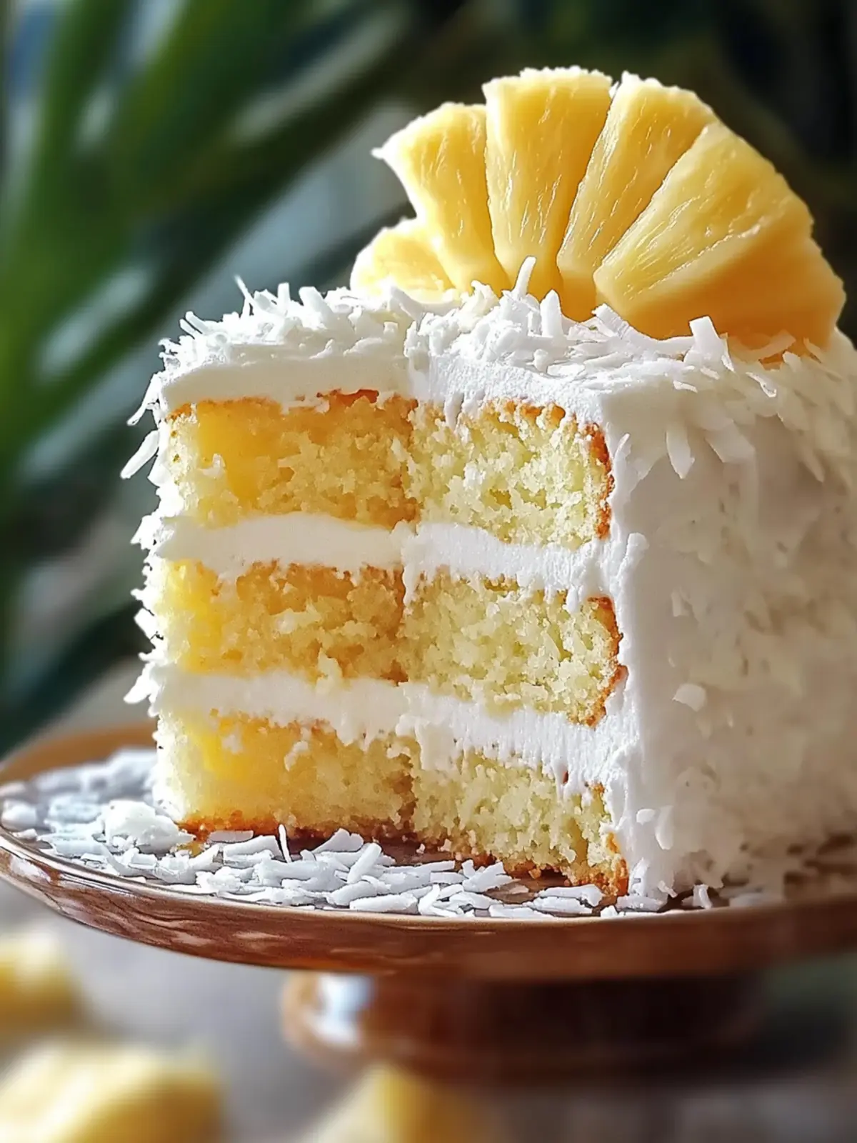 Pineapple Coconut Dream Cake: Your Slice of Paradise Awaits 3 Pineapple Coconut Dream Cake