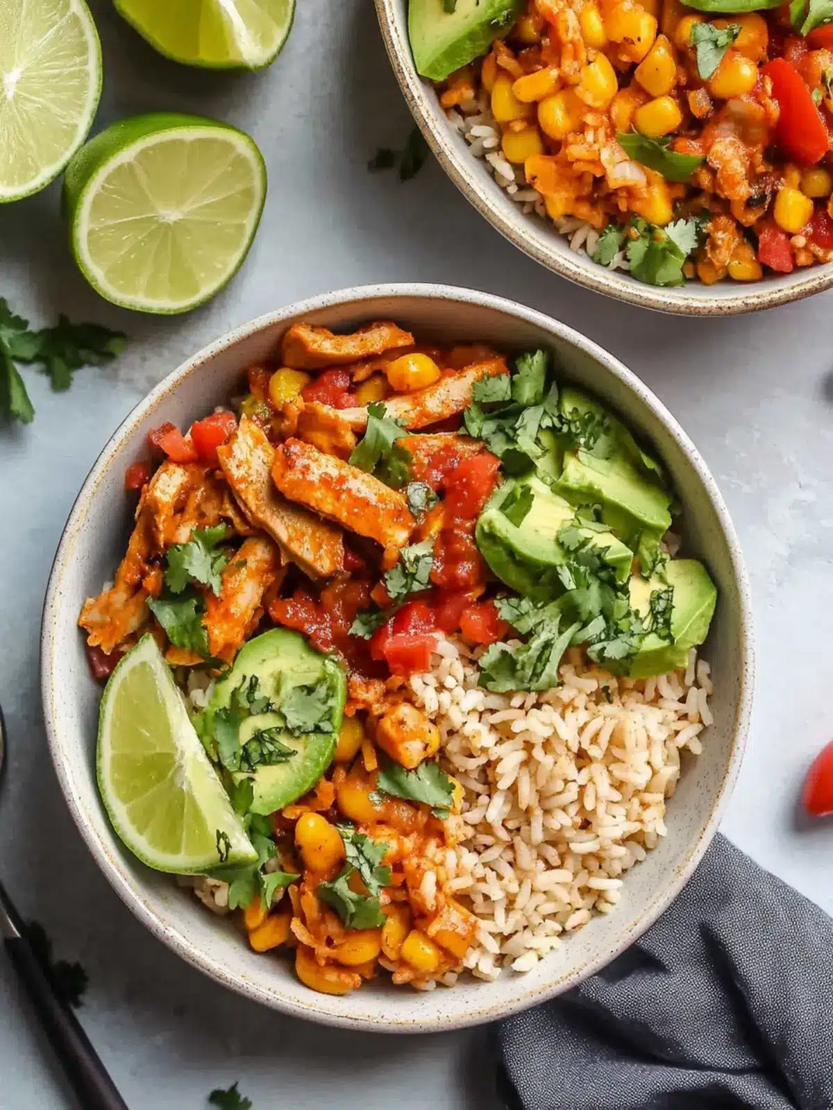 Mexican-Inspired Fajita Rice Bowls: Quick, Flavor-Packed Delight 2 Mexican-Inspired Fajita Rice Bowls