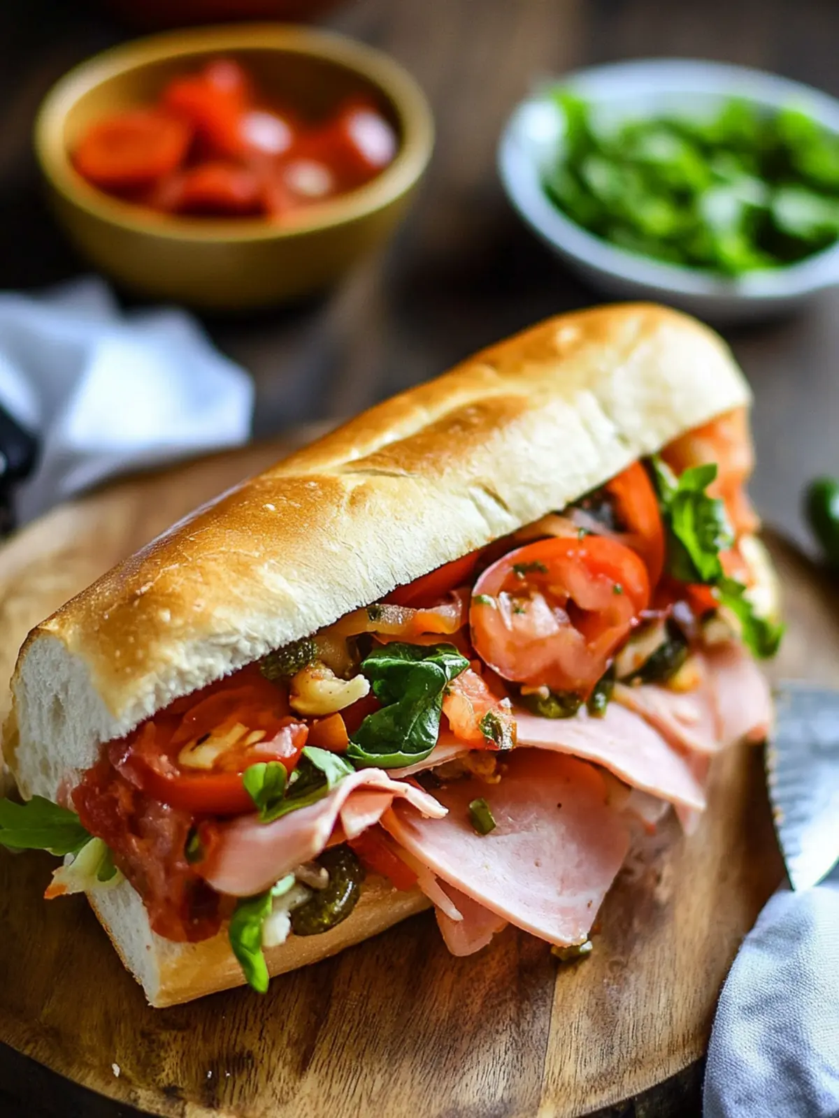 Irresistible Classic Italian Sub Loaded with Flavorful Meats 3 Classic Italian Sub