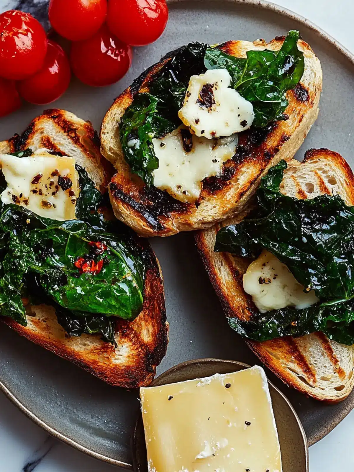 Grilled Greens and Cheese on Toast for a Flavorful Summer Dinner 4 Grilled Greens and Cheese on Toast
