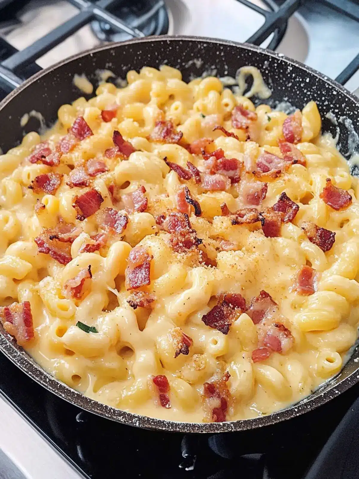Skillet Bacon Mac and Cheese That's a Game Changer 2 Skillet Bacon Mac And Cheese