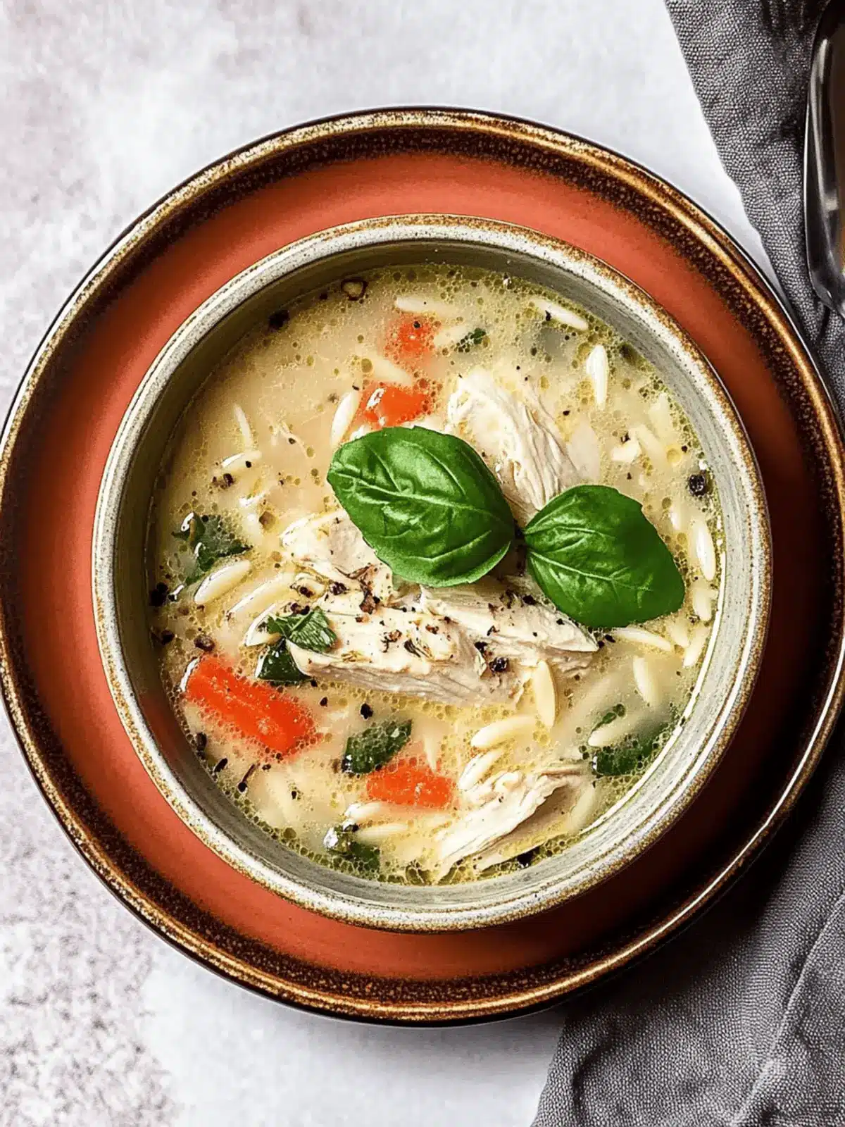 Cozy Up with Creamy Lemon Chicken Orzo Soup in 30 Minutes 2 Lemon Chicken Orzo Soup