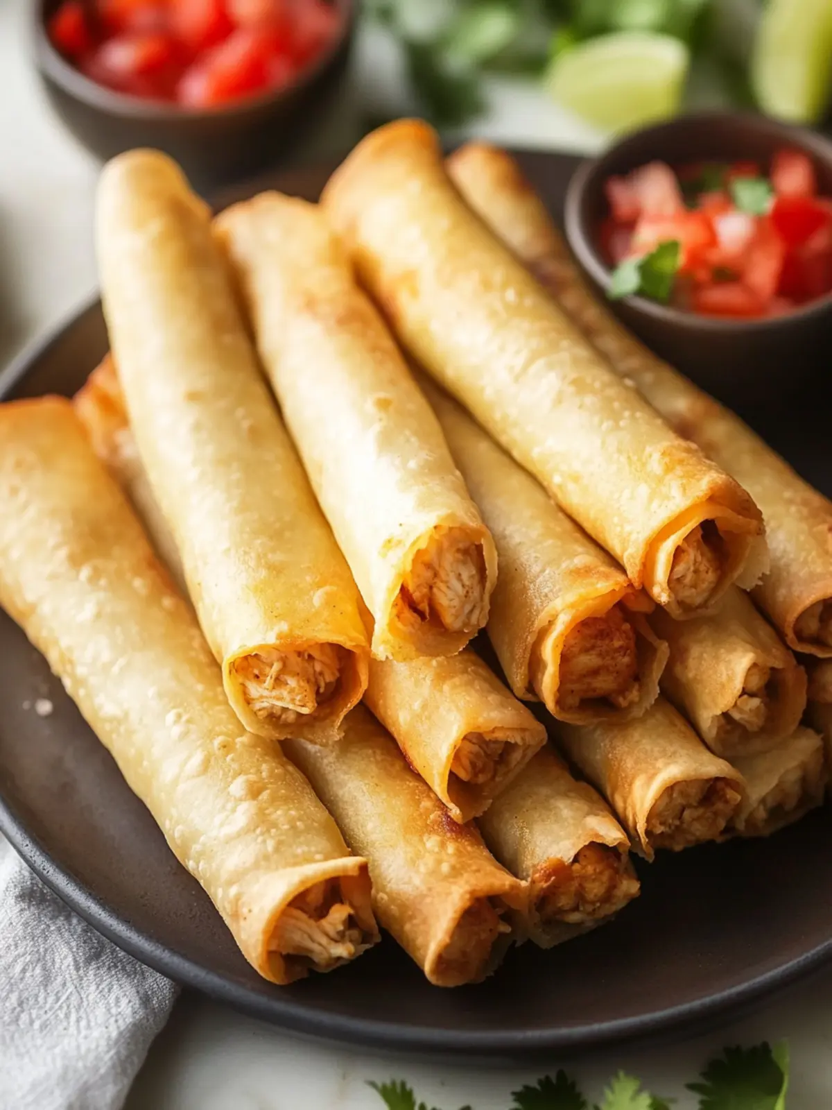 Mini Chicken Taquitos That Will Wow Your Taste Buds 2 Mini Chicken Taquitos