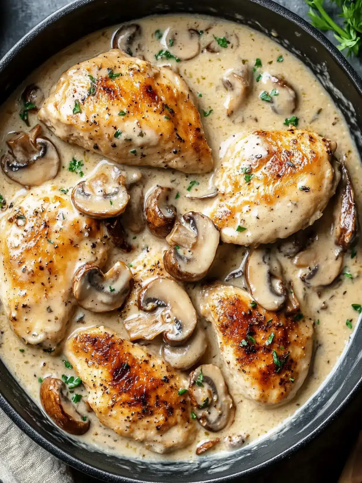 Creamy Mushroom Chicken in 30 Minutes for a Cozy Dinner 3 Creamy Mushroom Chicken