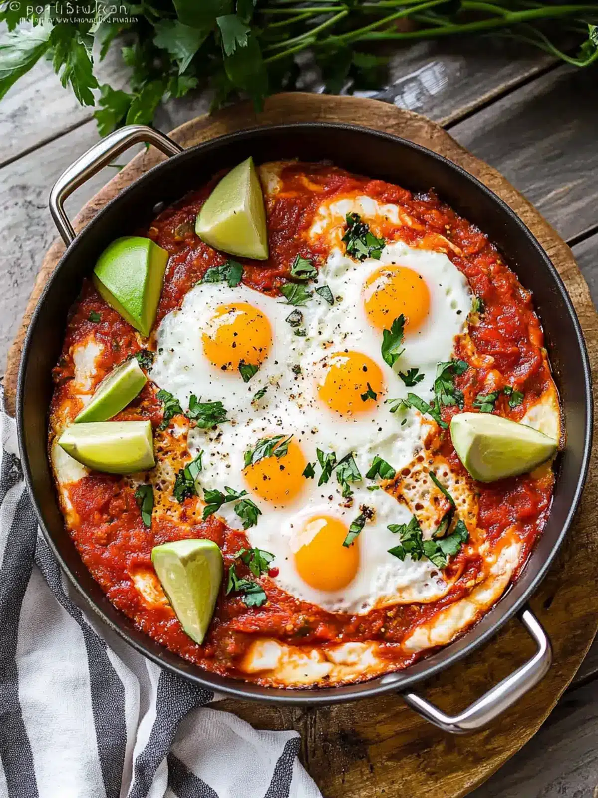 Delicious One Pan Shakshuka (Eggs in Hell) with Hearty Potatoes 2 One Pan Shakshuka (Eggs in Hell)