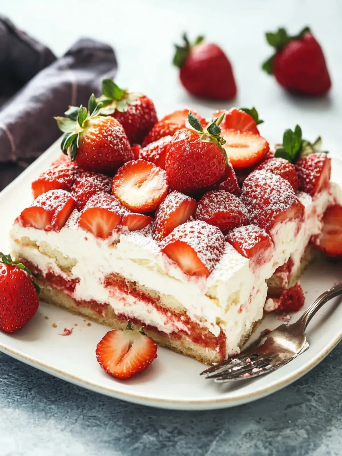 Delight in No-Bake Strawberry Tiramisu for a Fruity Escape 4 Strawberry Tiramisu