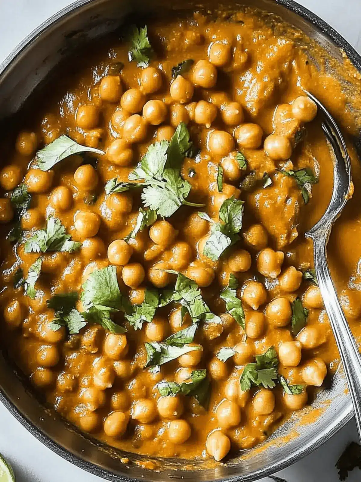 Irresistible Creamy Coconut-Lime Chickpea Skillet Bliss 3 Creamy Coconut-Lime Chickpea Skillet