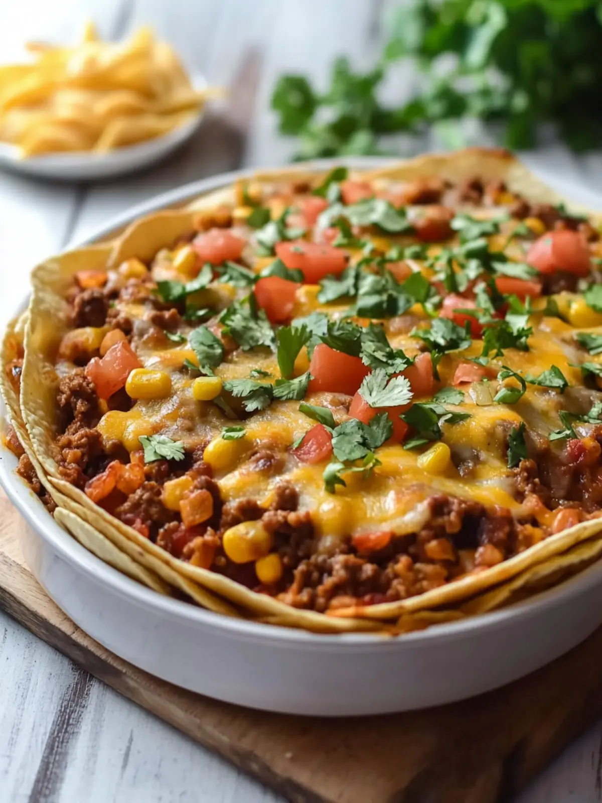 Savory Taco Casserole With Tortillas for Family Fun Nights 2 Taco Casserole With Tortillas