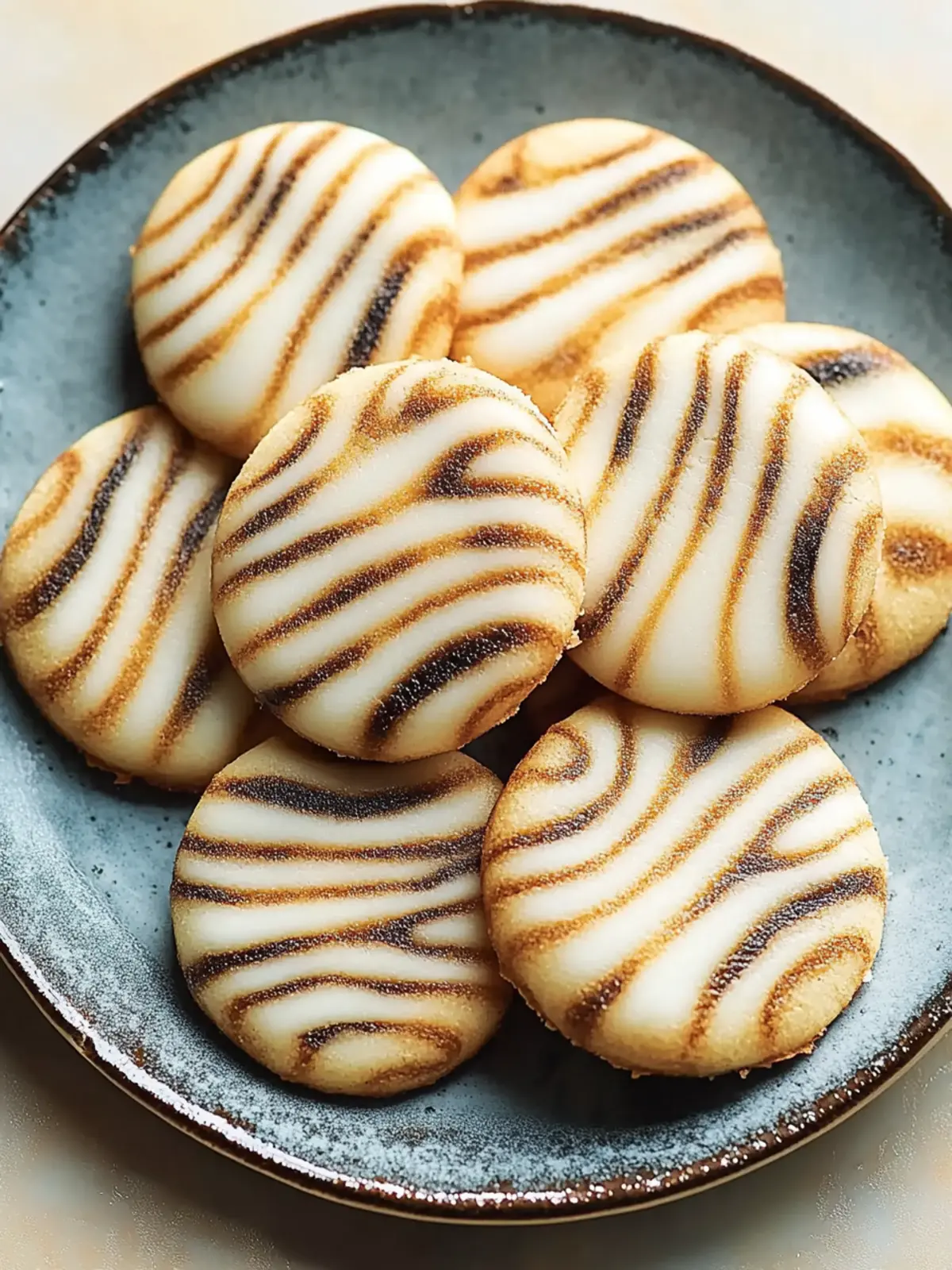 Zebra Cookies: Delightful Swirls of Chocolate & Vanilla Magic 4 Zebra Cookies