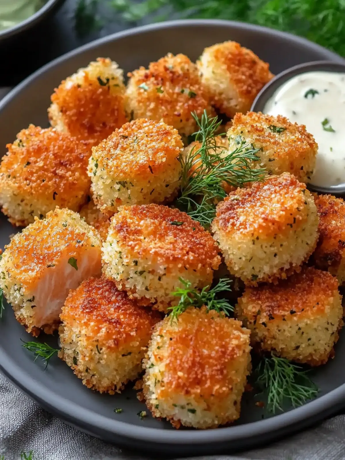 Crispy Panko Crusted Salmon Bites Your Family Will Love 2 Panko Crusted Salmon Bites